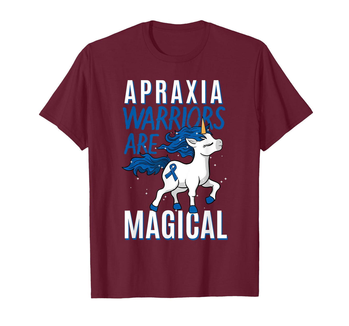 Apraxia Awareness Supporter Limb-Kinetic Fighter Unicorn T-Shirt