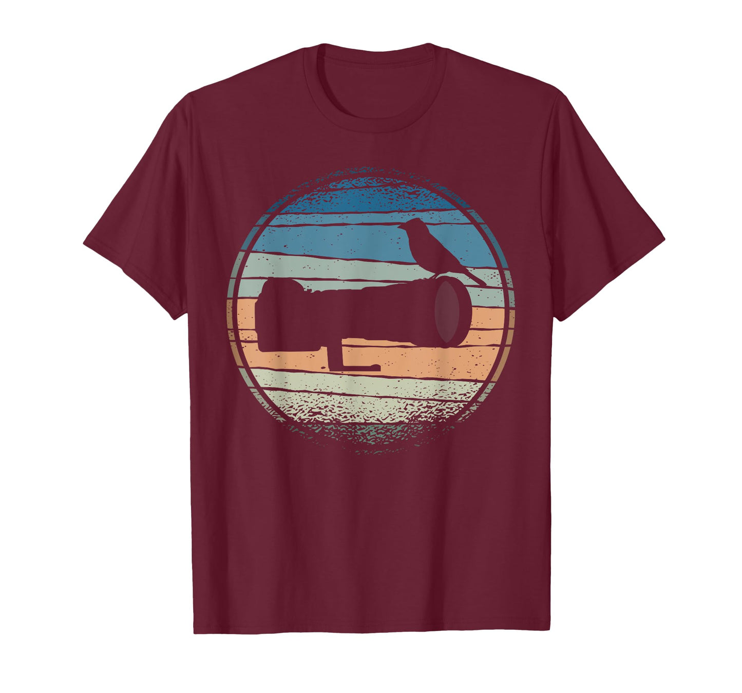 Nature Photography | Long Lens | Bird on Camera Vintage T-Shirt