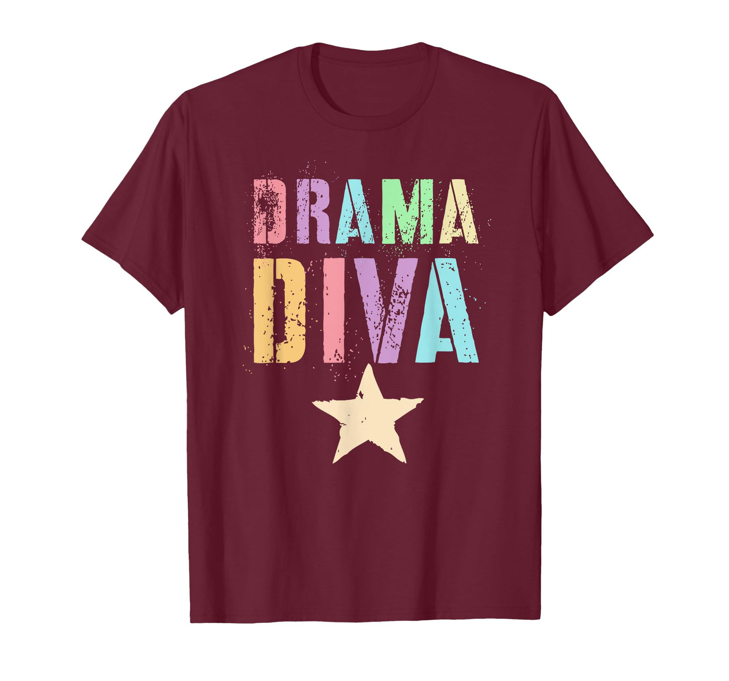Cute DRAMA DIVA Theater Teacher School Stage Acting Play Gag T-Shirt for Men Women