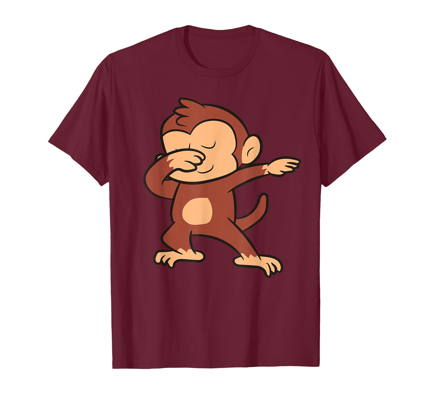 Dabbing Monkey Dancing Cute Ape Monkey T-Shirt