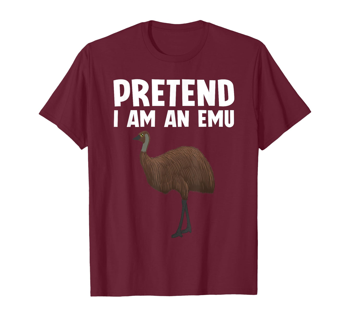 Emu Art For Men Women Bird Halloween Costume Emu Lover T-Shirt