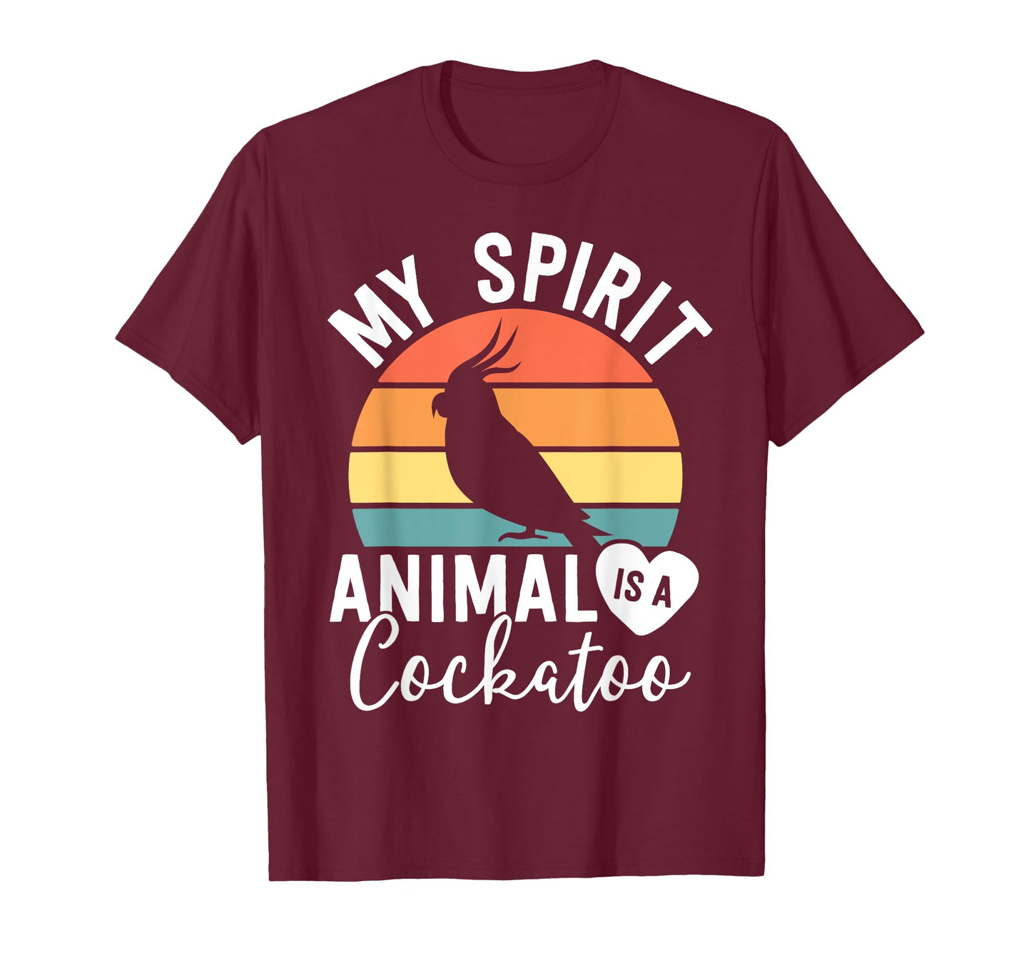 My Spirit Animal Is A Cockatoo Shirt Bird Lover Gifts Women T-Shirt