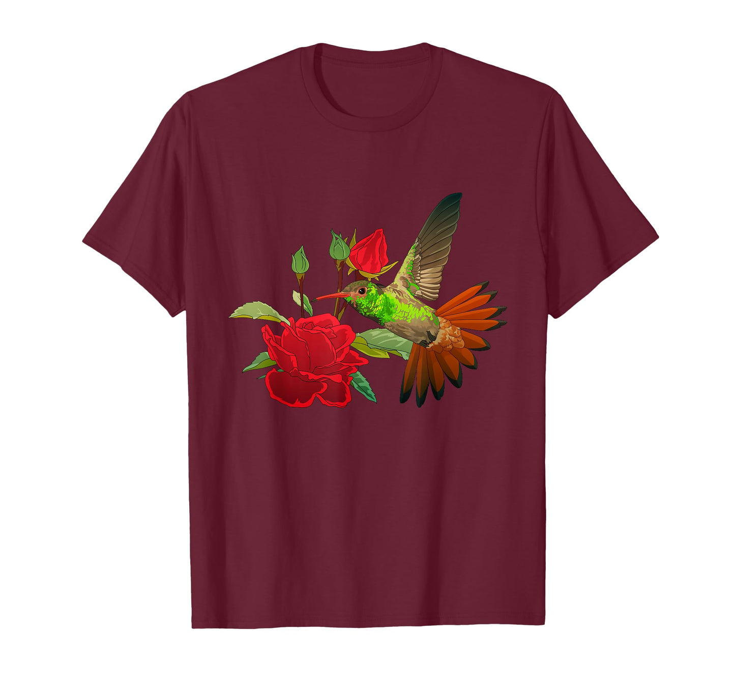 Hummingbird with flower T-Shirt