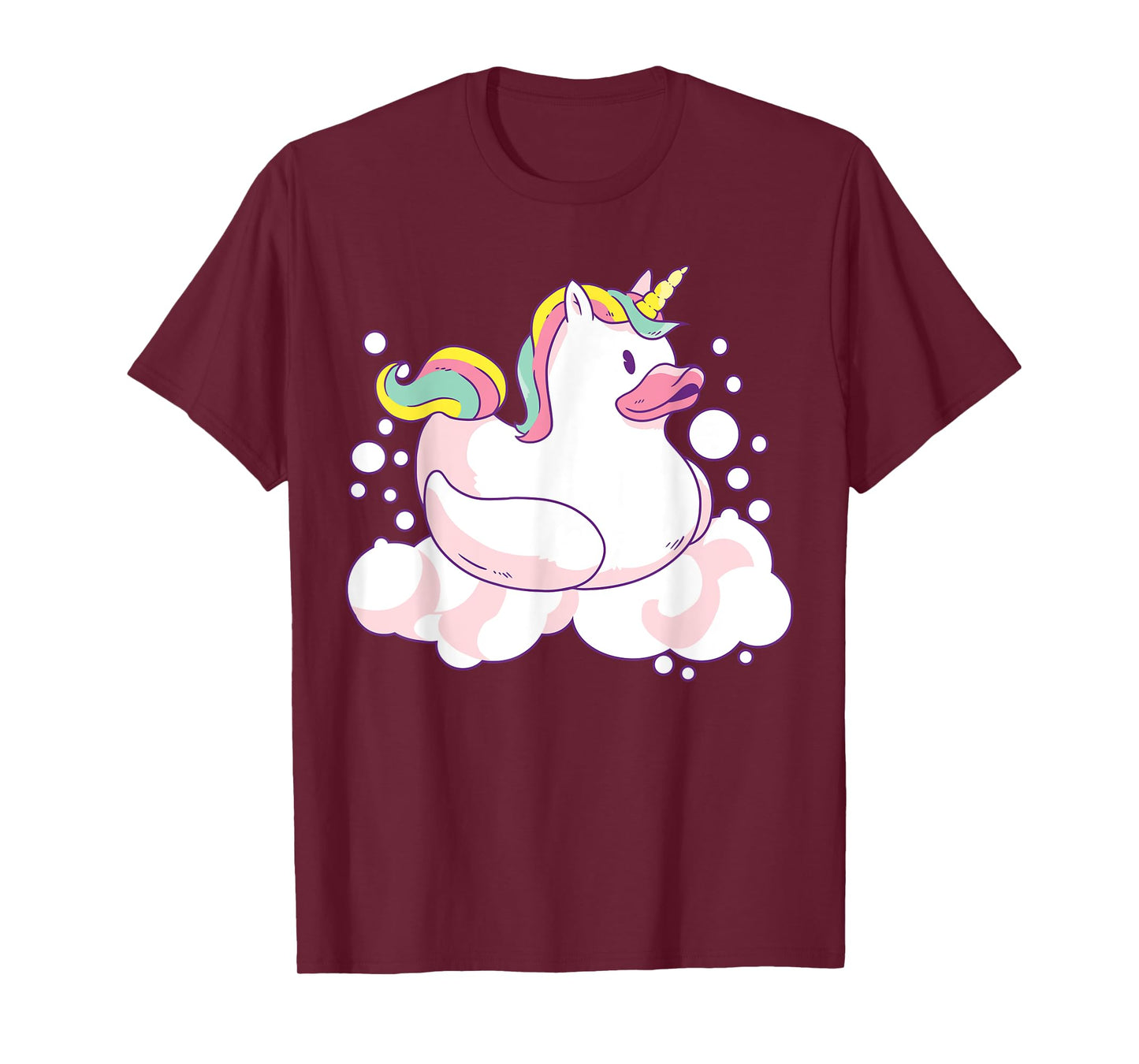 Unicorn Duck Soap Bubbles Rubber Duck Uniduck T-Shirt