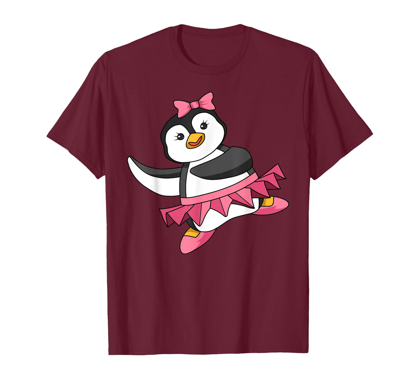 Penguin Ballerina Dance Ballet Dancer Flightless Bird Lover T-Shirt