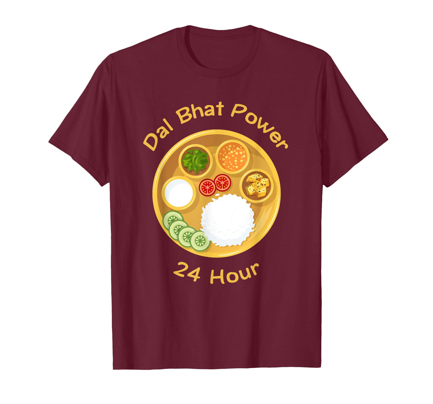 Funny Nepali Saying Dal Bhat Power 24 Hour T-Shirt