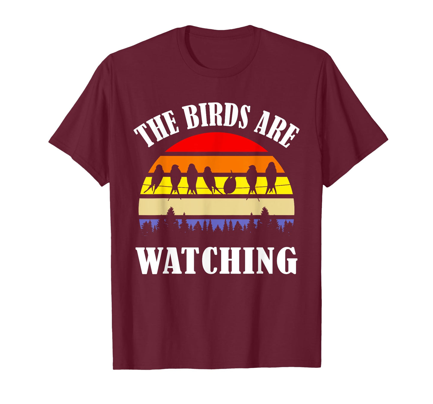 Birds Spie Conspiracy Joke Meme Surveillance | Mens & Womens T-Shirt