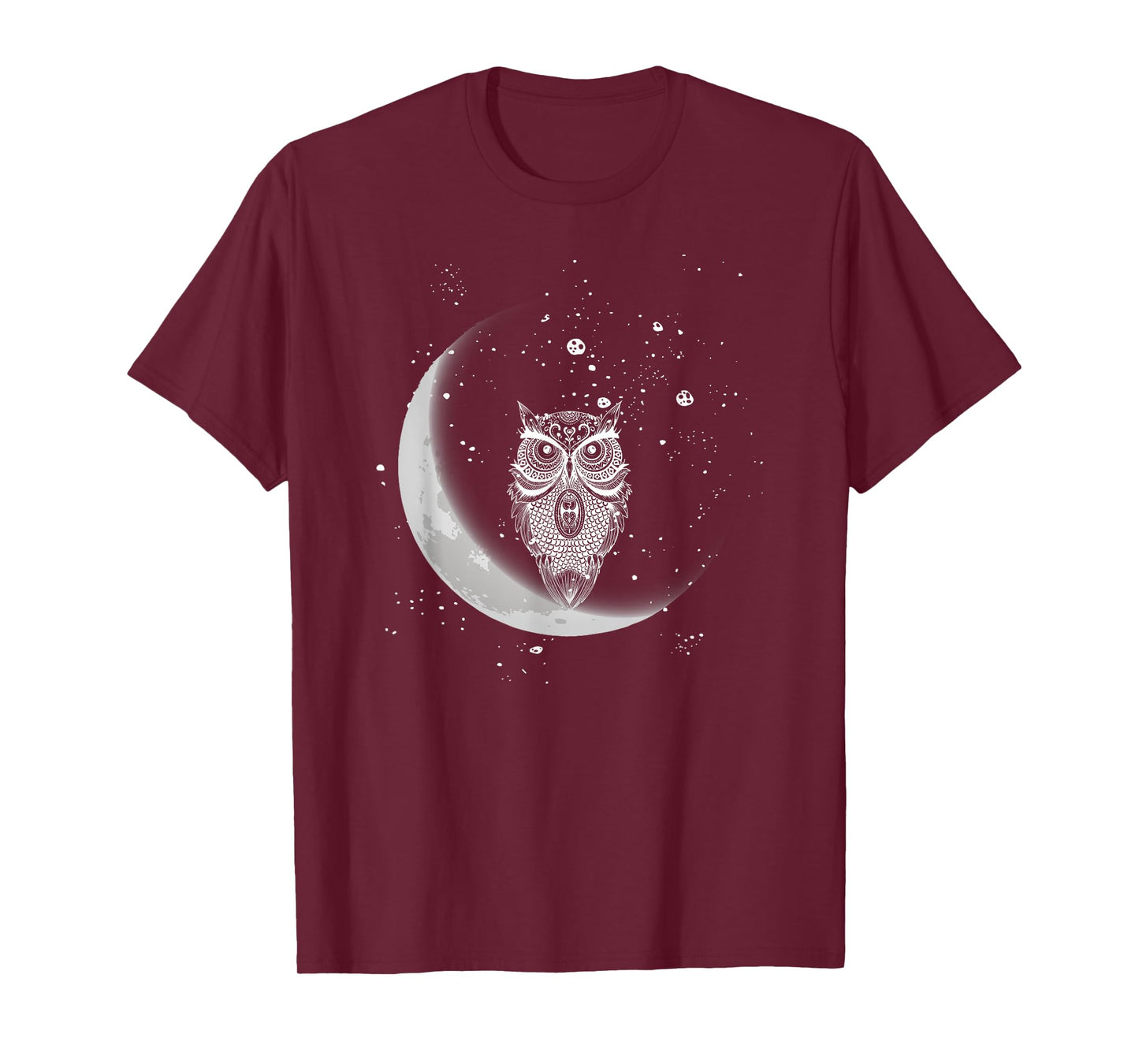 Owls Night Owls Owl At Night On Moon In Night Sky T-Shirt