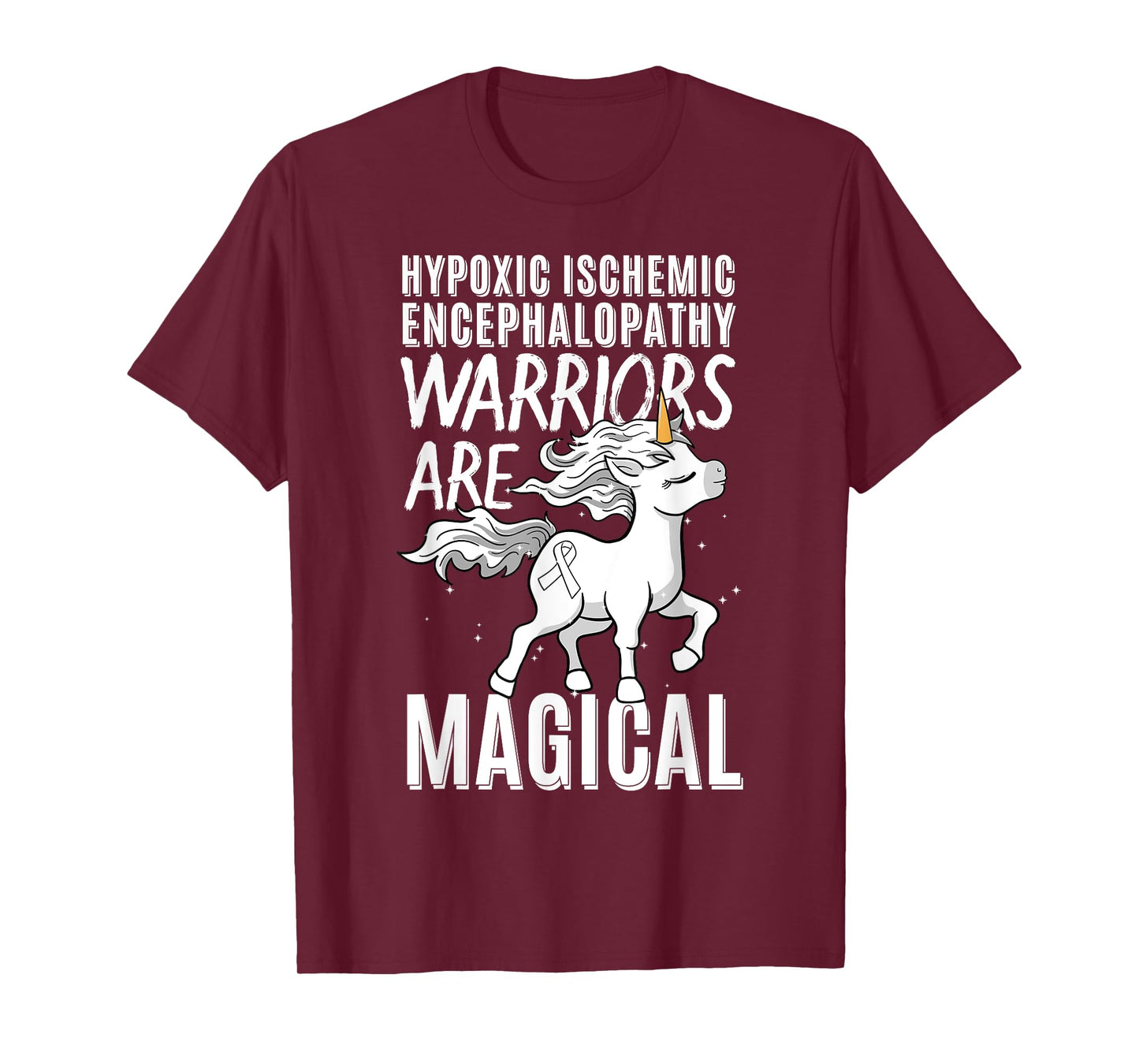 Hypoxic Ischemic Encephalopathy Cerebral Hypoxia Unicorn T-Shirt