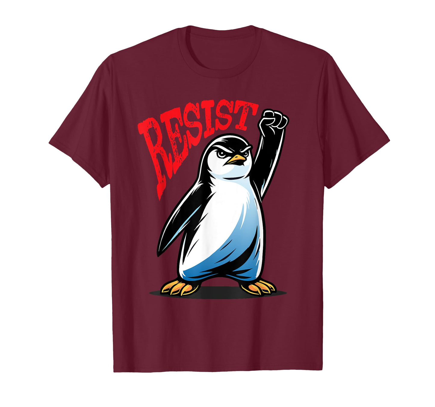 Resist Penguin USA Activism T-Shirt