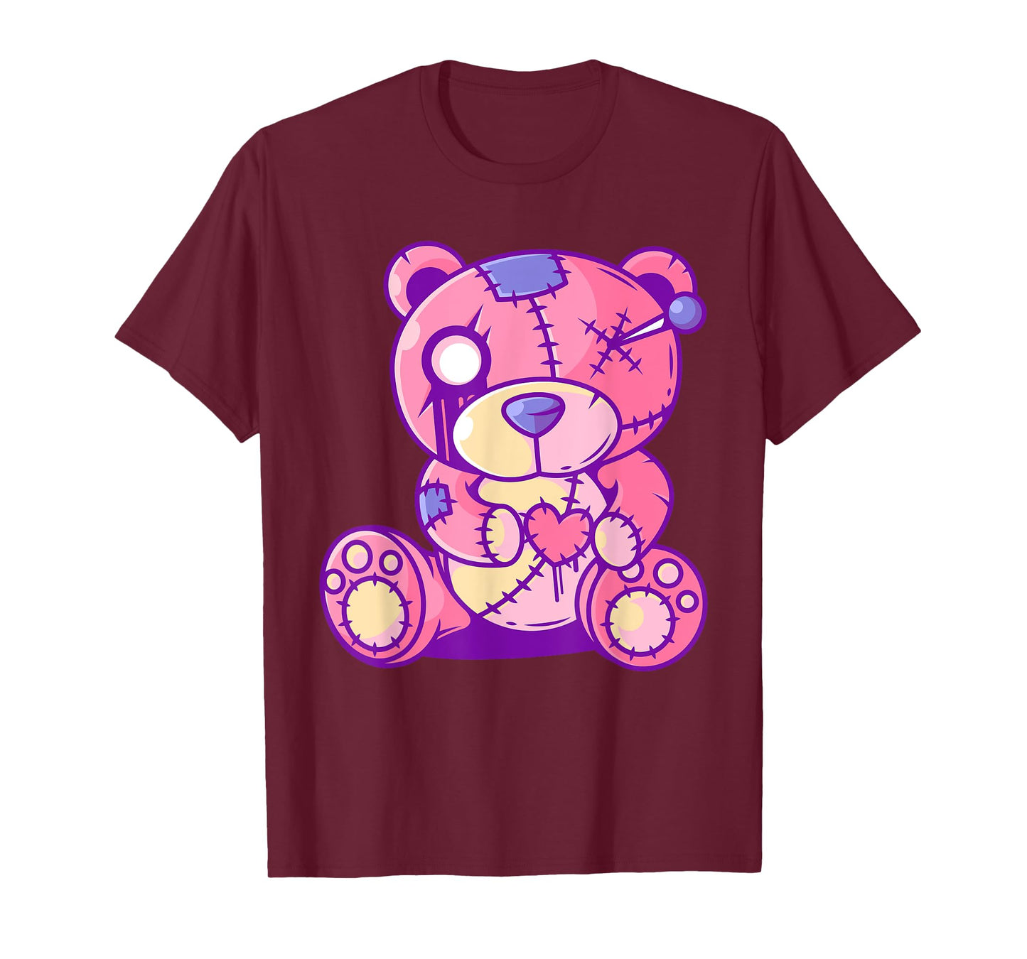 Pastel Goth Teddy Bear Japanese Anime Kawaii Menhera T-Shirt