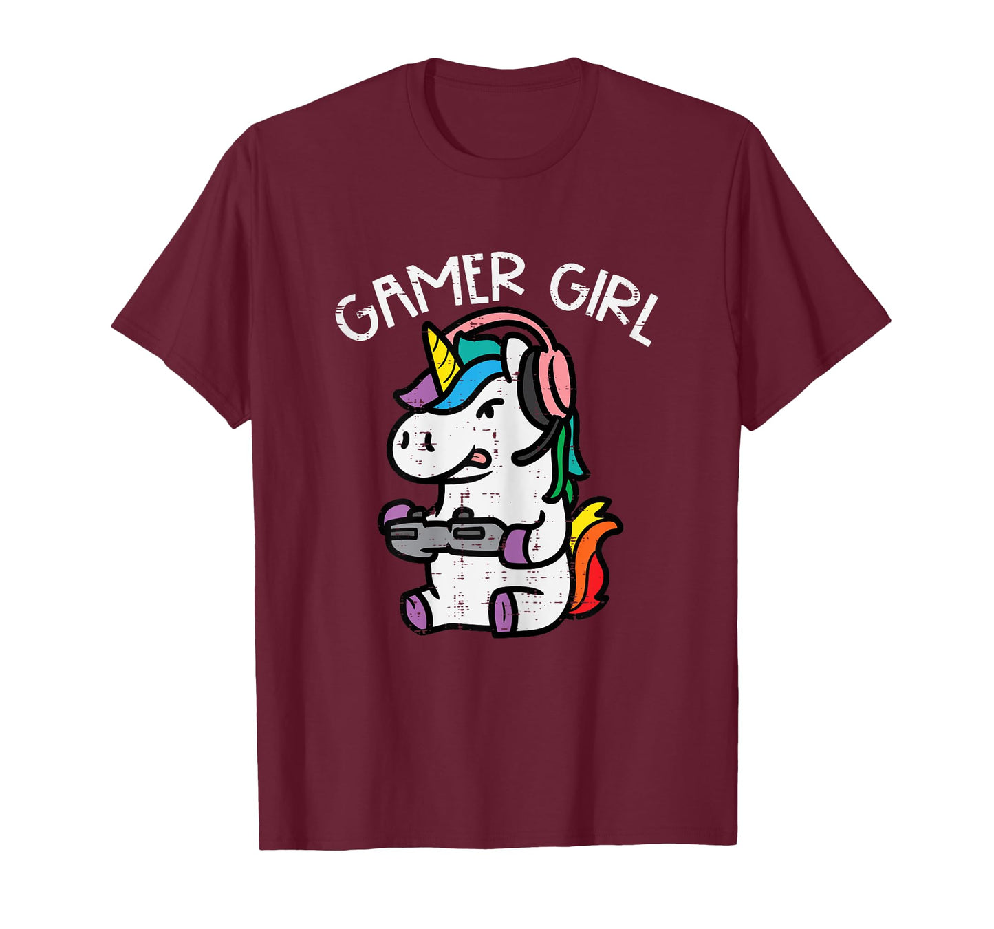 Gamer Girl Unicorn Video Gaming Women Kids Toddler Youth T-Shirt