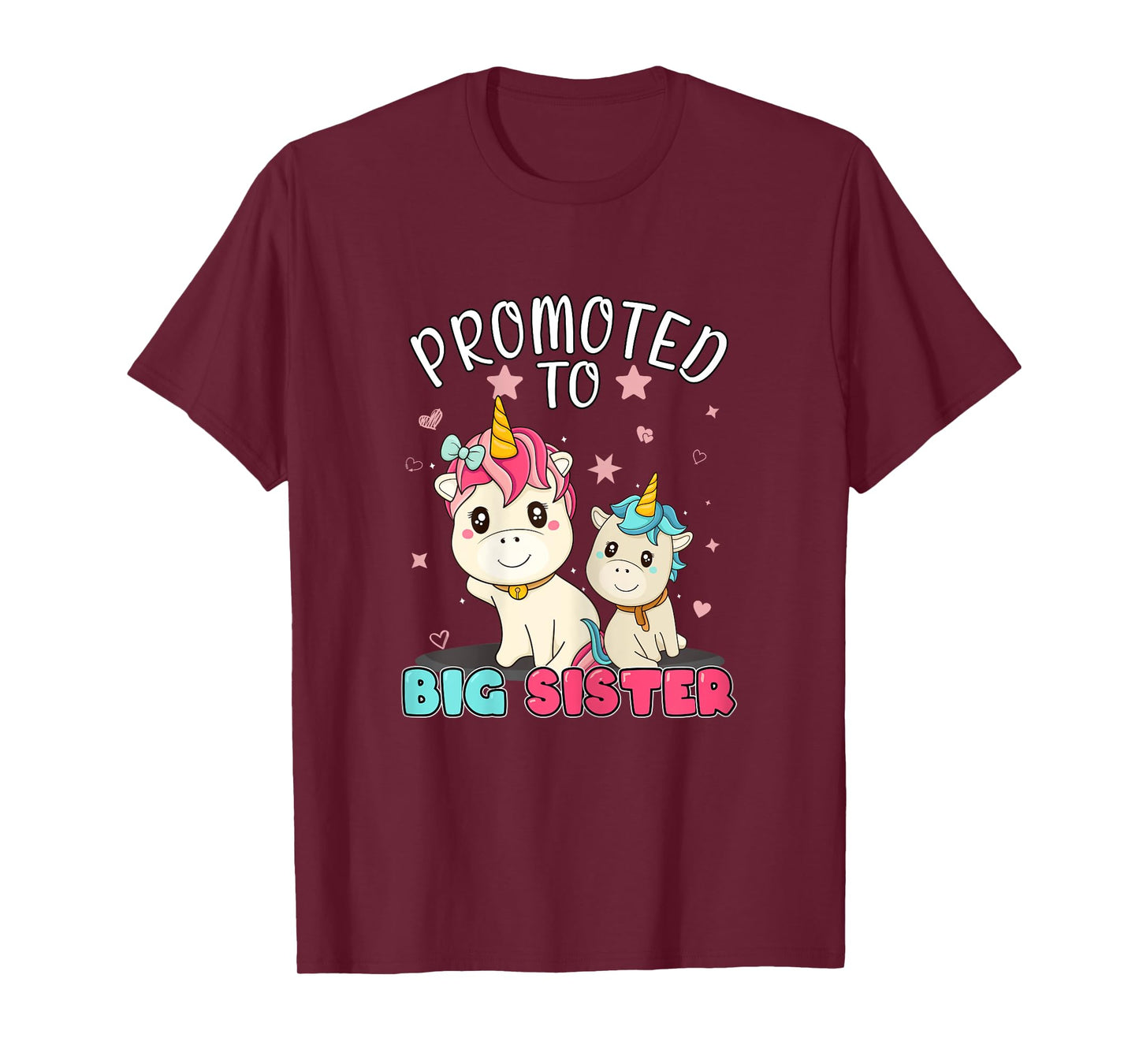Promoted To Big Sister Unicorn Soon To Be A Big Sister T-Shirt
