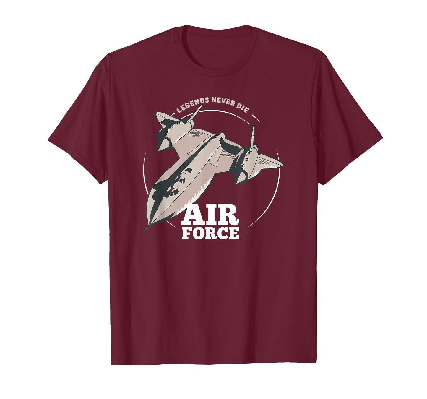 Legends Never Die Military SR 71 Blackbird, Airplane Jet T-Shirt