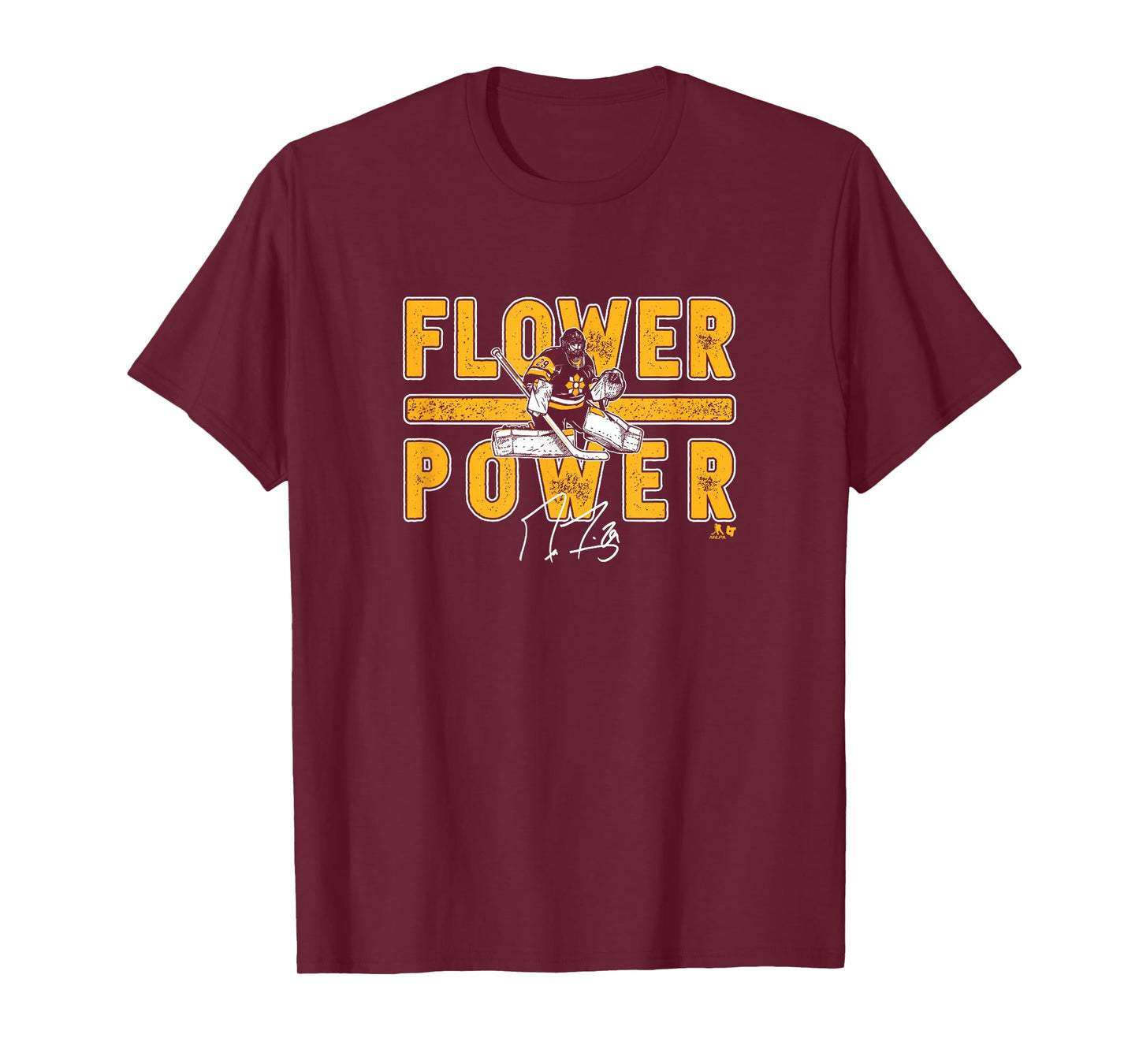 Marc-Andre Fleury - Flower Power - Pittsburgh Hockey T-Shirt