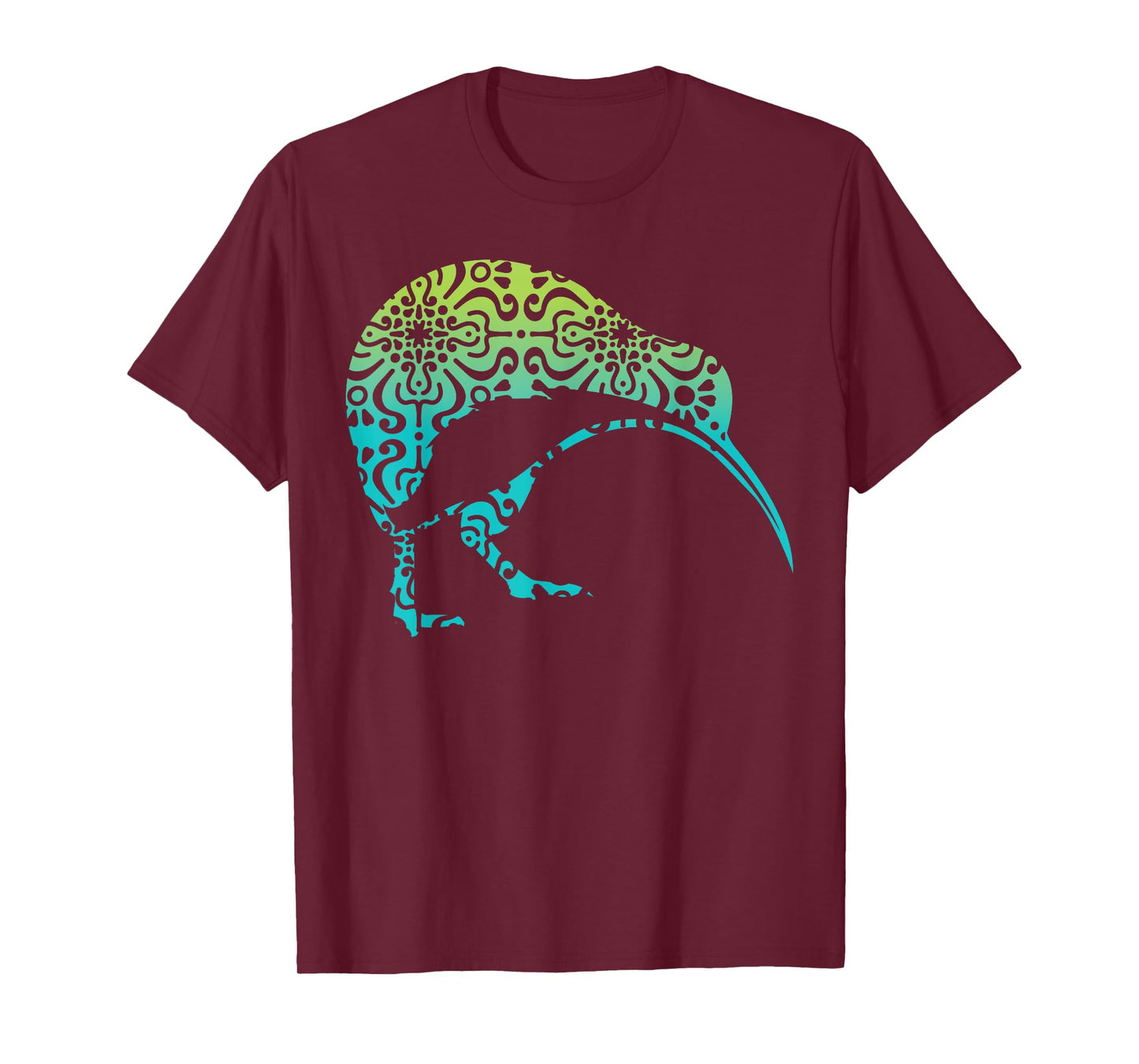 Maori Kiwi Tribal Aboriginal New Zealand Bird Art Vintage T-Shirt
