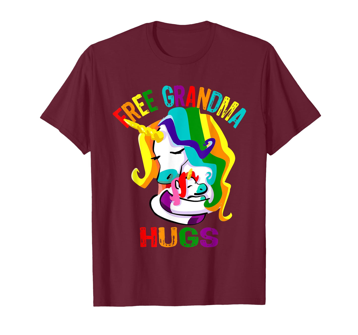 Free Grandma Hugs LGBT Gay Pride T-Shirt