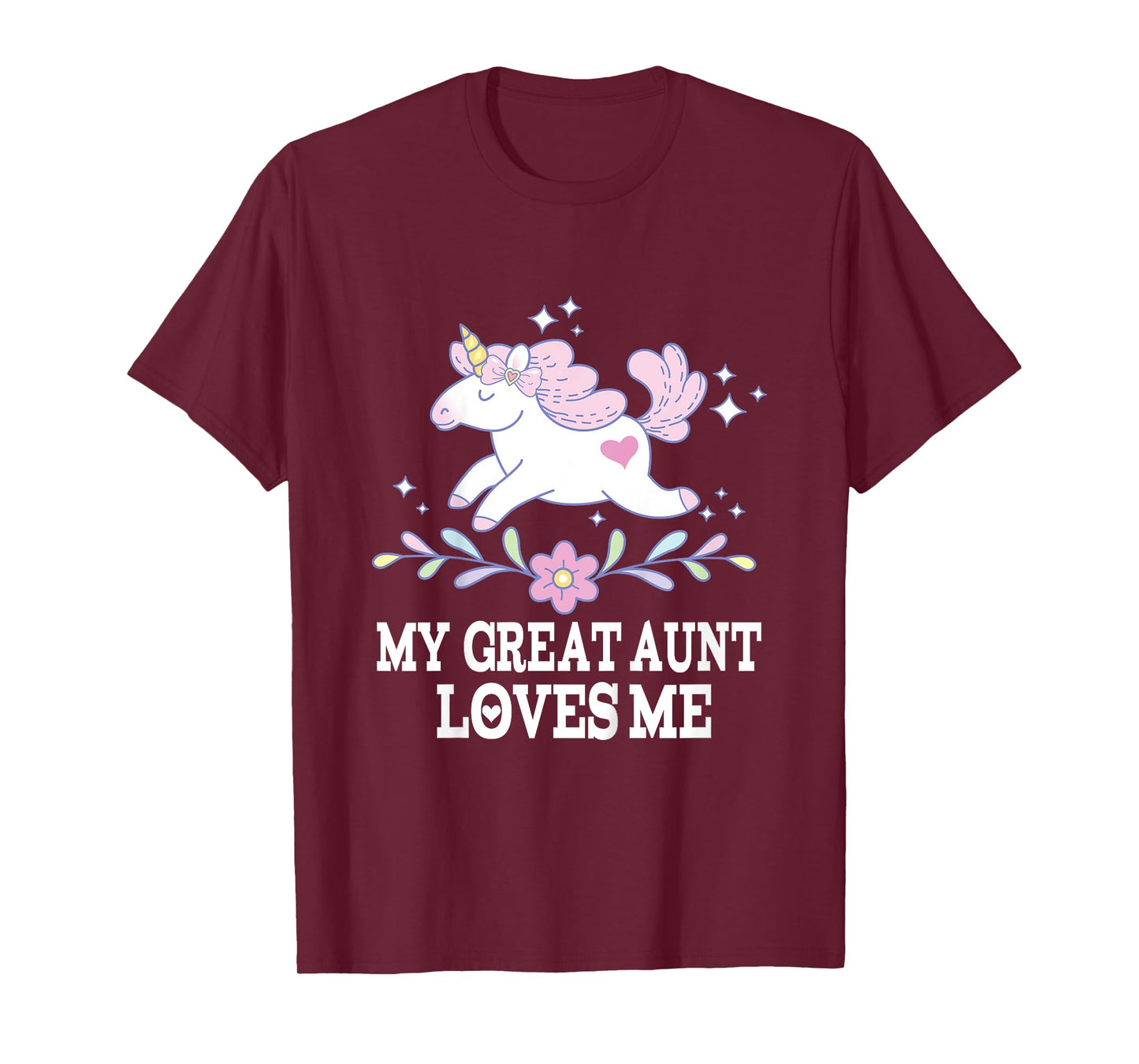 My Great Aunt Loves Me Grand Niece Unicorn T-Shirt