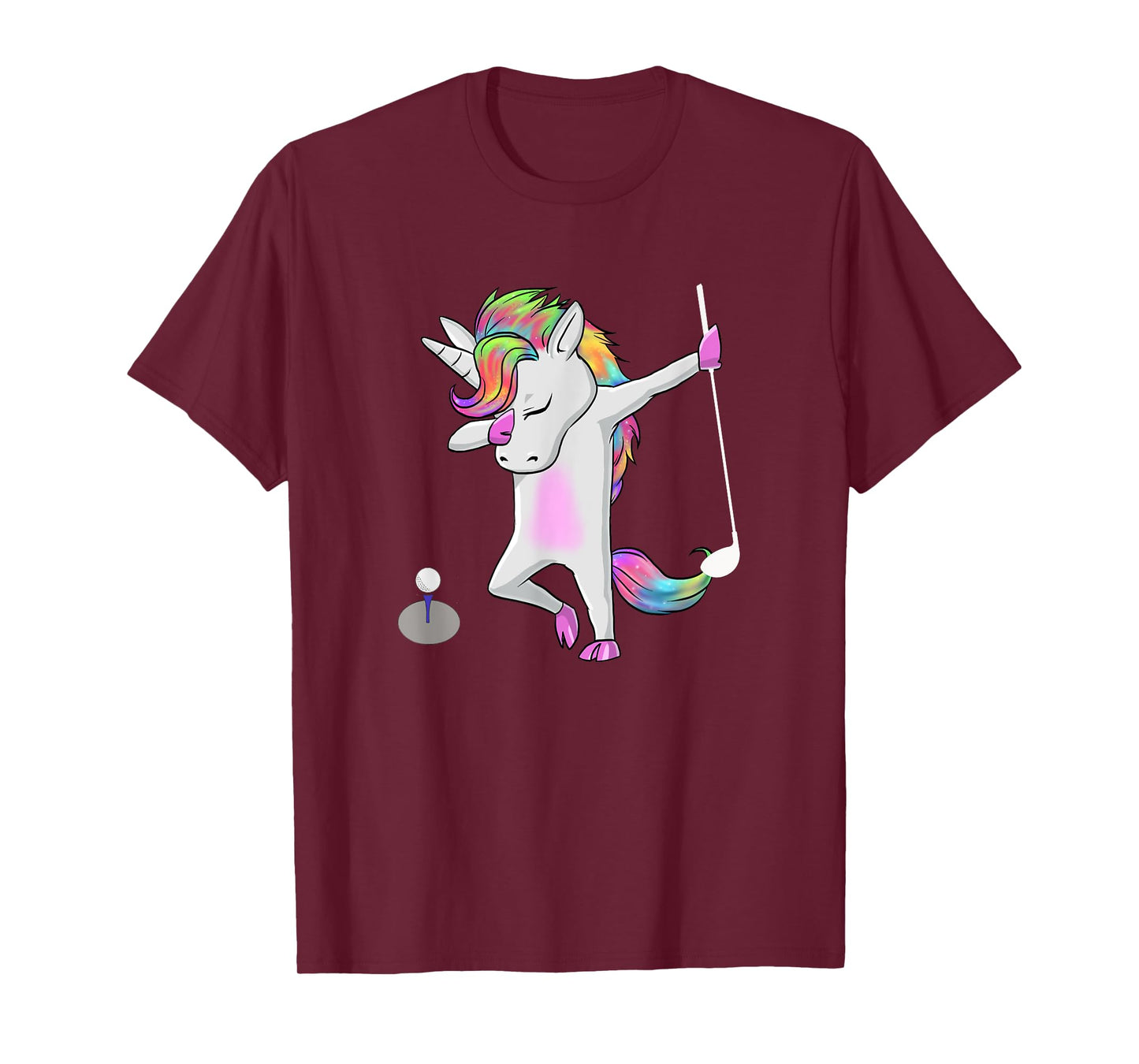 Golf Dabbing Unicorn Funny Dab Dance T-shirt Funny Gift T-Shirt