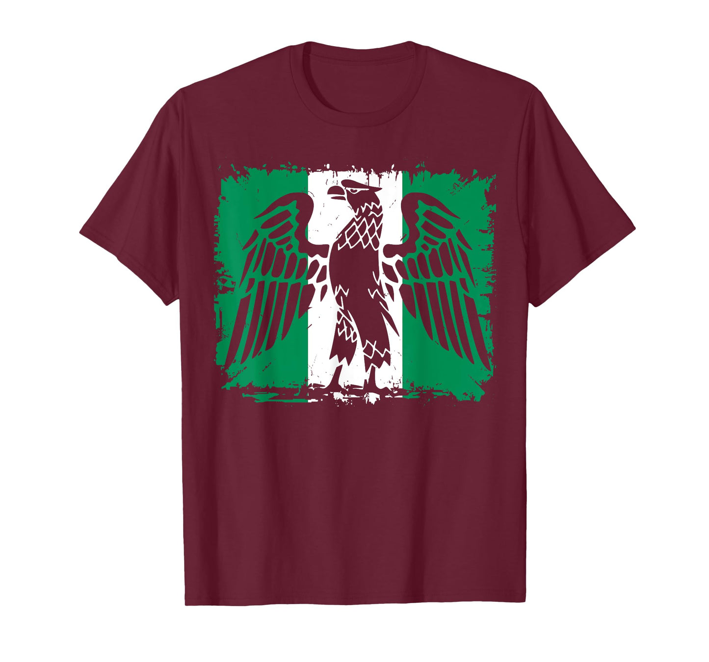 Nigeria Flag with Eagle. African Men, Women & Kids. Nigerian T-Shirt