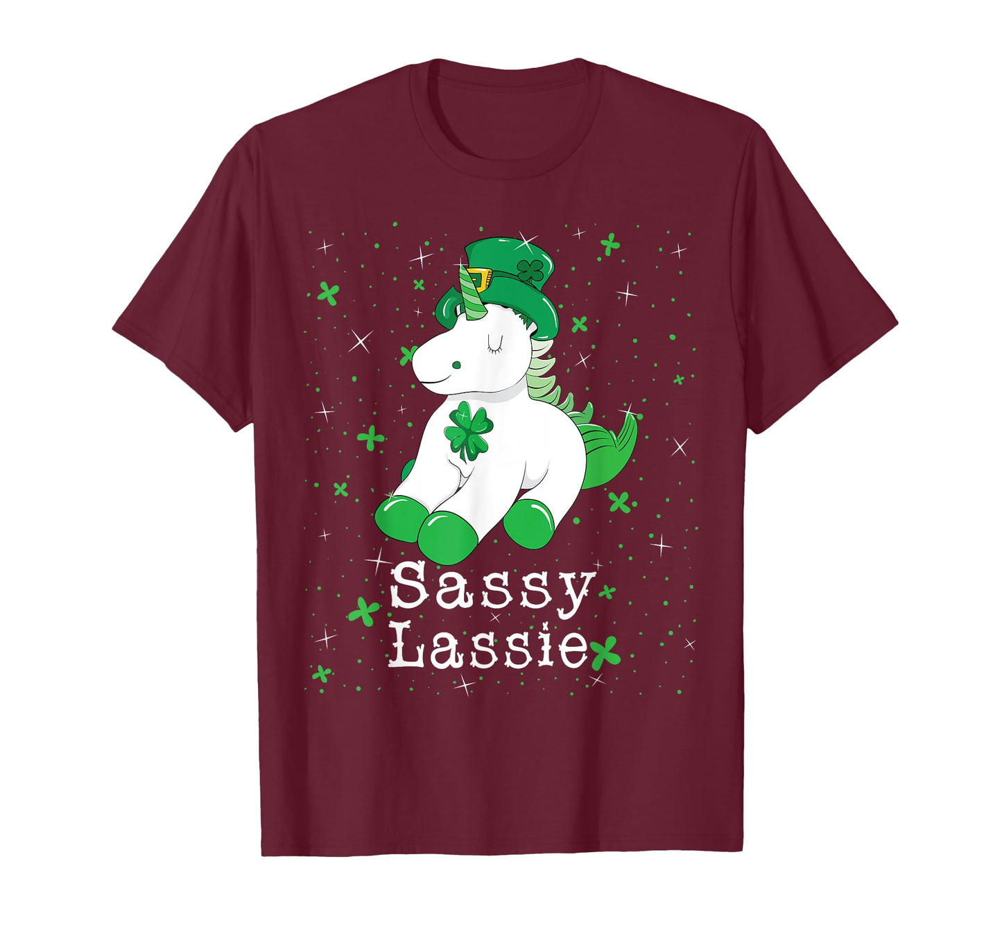 Sassy Lassie Shirt Girls Women St. Patricks Day T-Shirt
