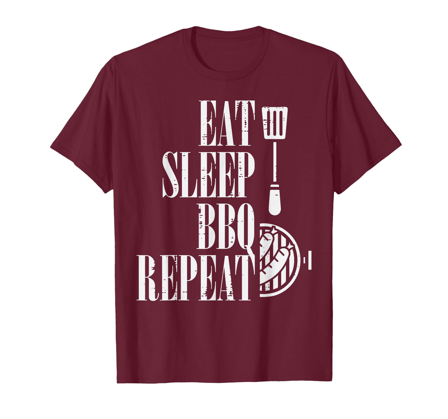 Eat Sleep Bbq Repeat Funny Barbecue Grilling Women Men Kids T-Shirt