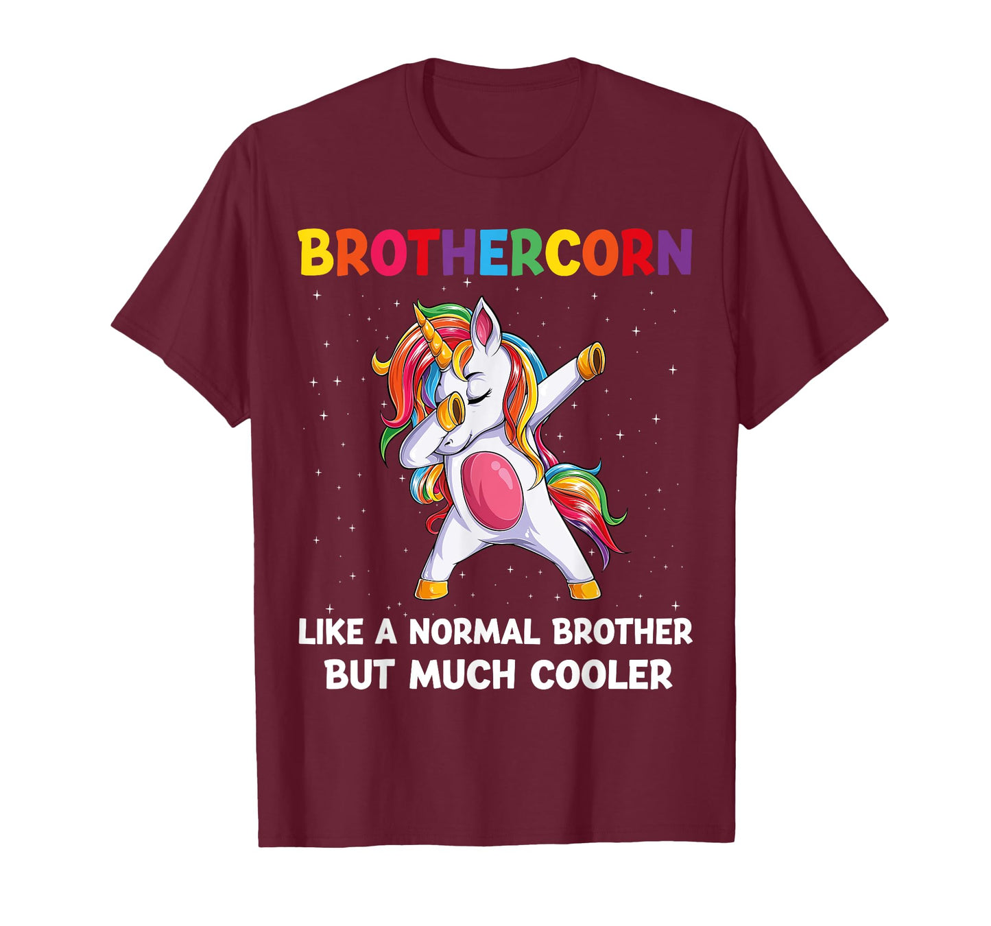BrotherCorn Brother Unicorn Birthday Family Matching Bday T-Shirt