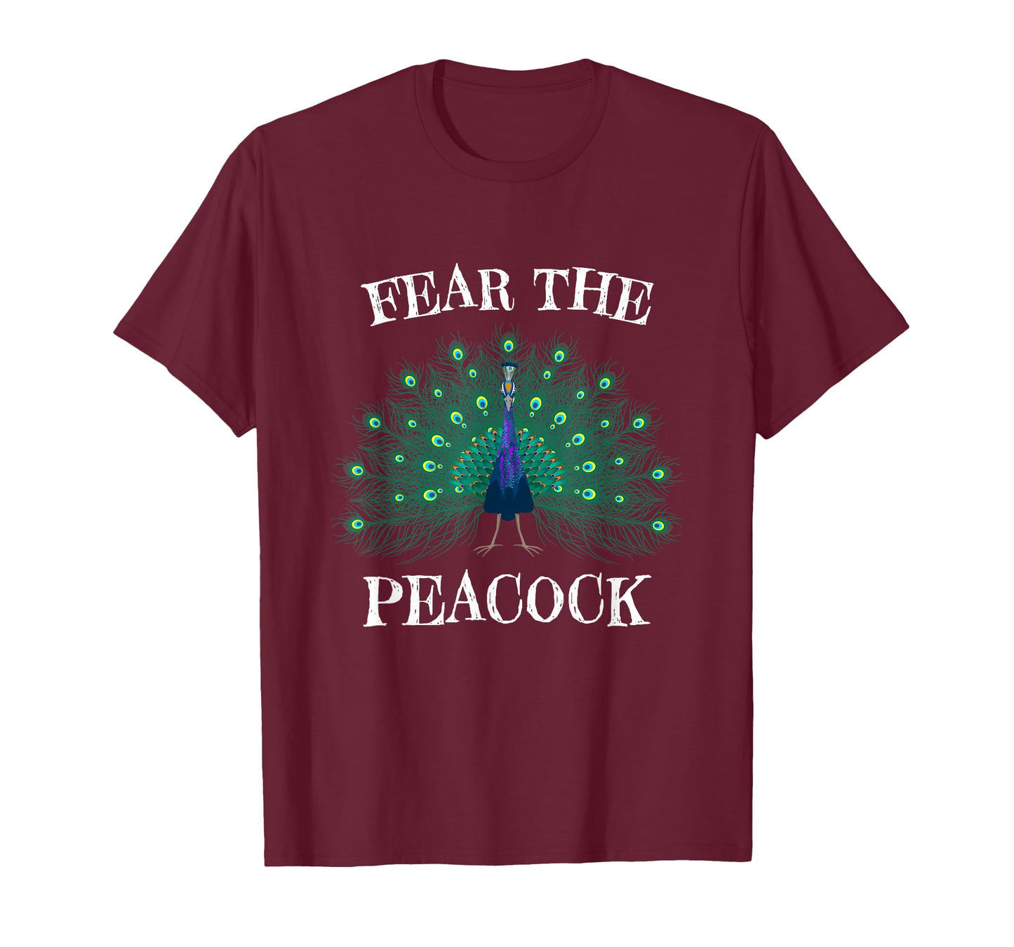 Fear The Peacock, Zookeeper Ornithologist, Peacock Bird Love T-Shirt