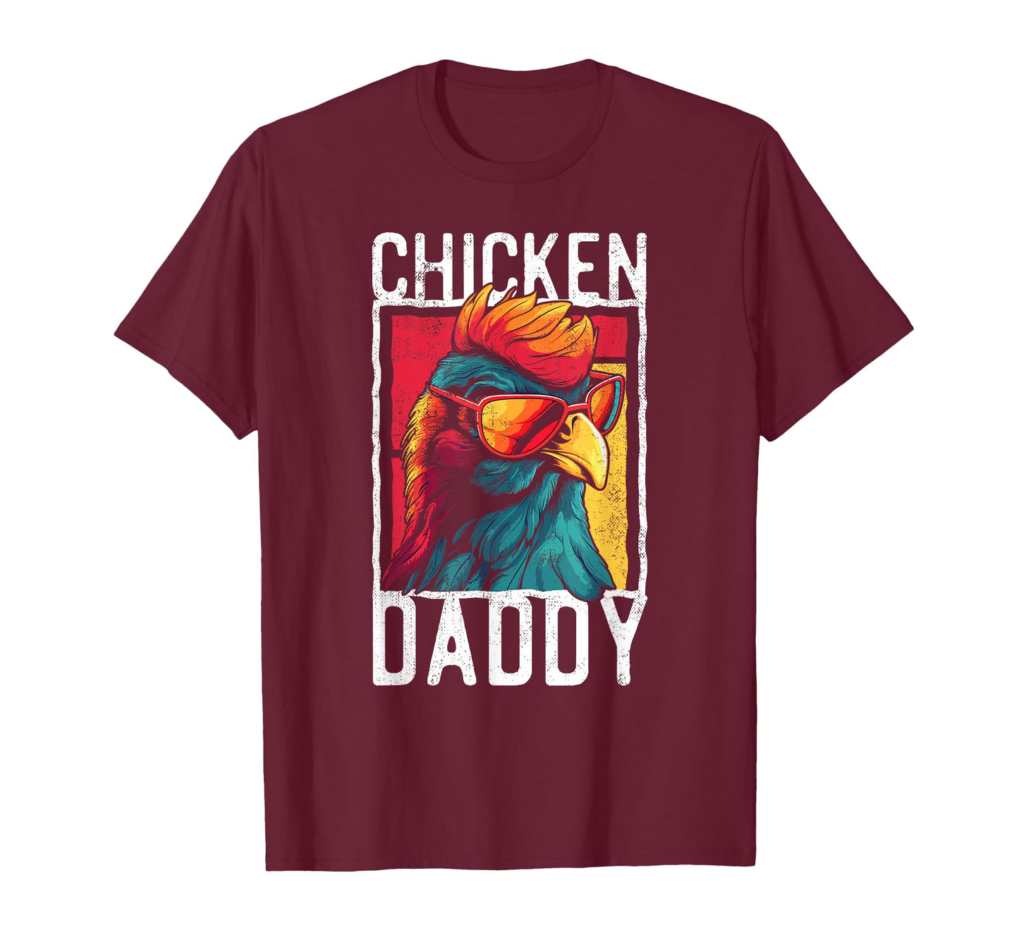 Lustige Hhner, Hahn & Landleben Designs Chicken Daddy - a Fun Design for Every Rooster in the Basket T-Shirt