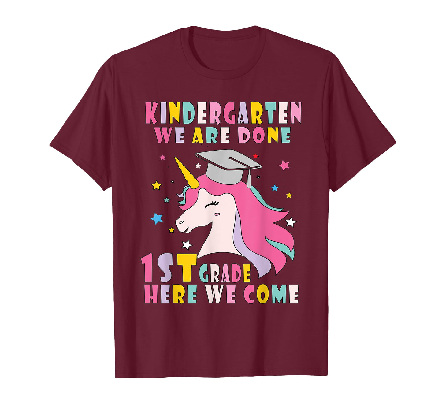 Kindergarten Graduation Magical Unicorn T-Shirt