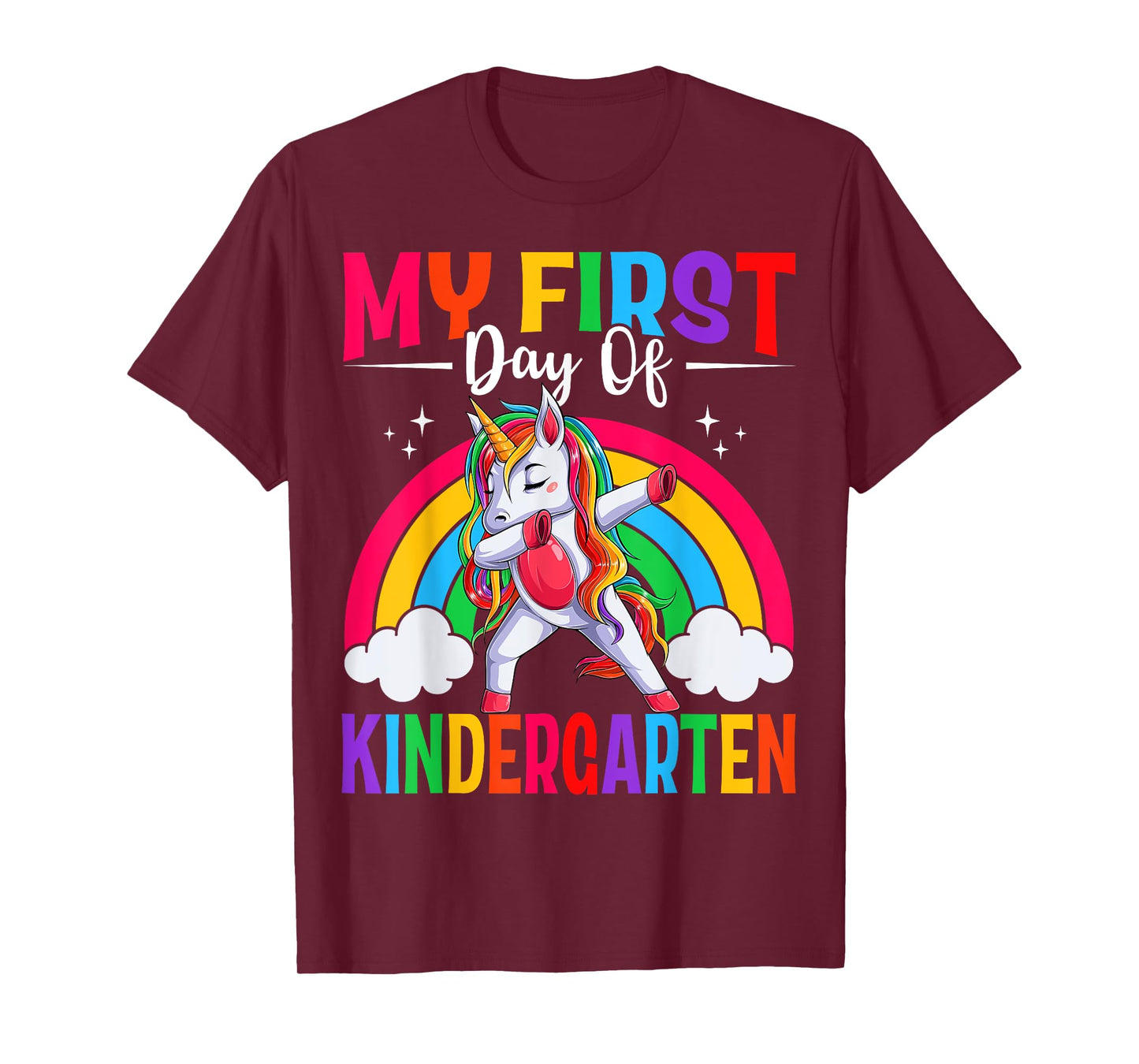 My First Day Of Kindergarten Unicorn Kindergarten Team Girls T-Shirt