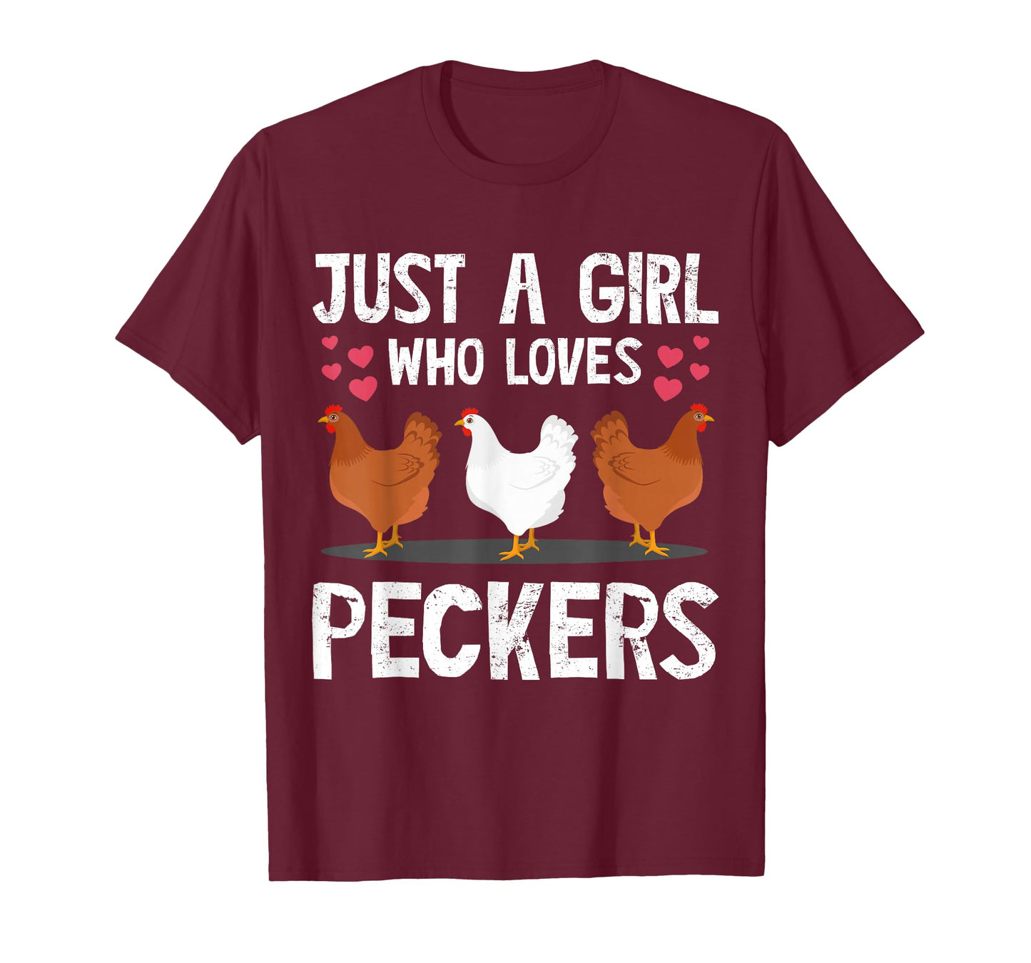 Funny Chicken Owner Art For Women Girls Chicken Lover Farmer T-Shirt