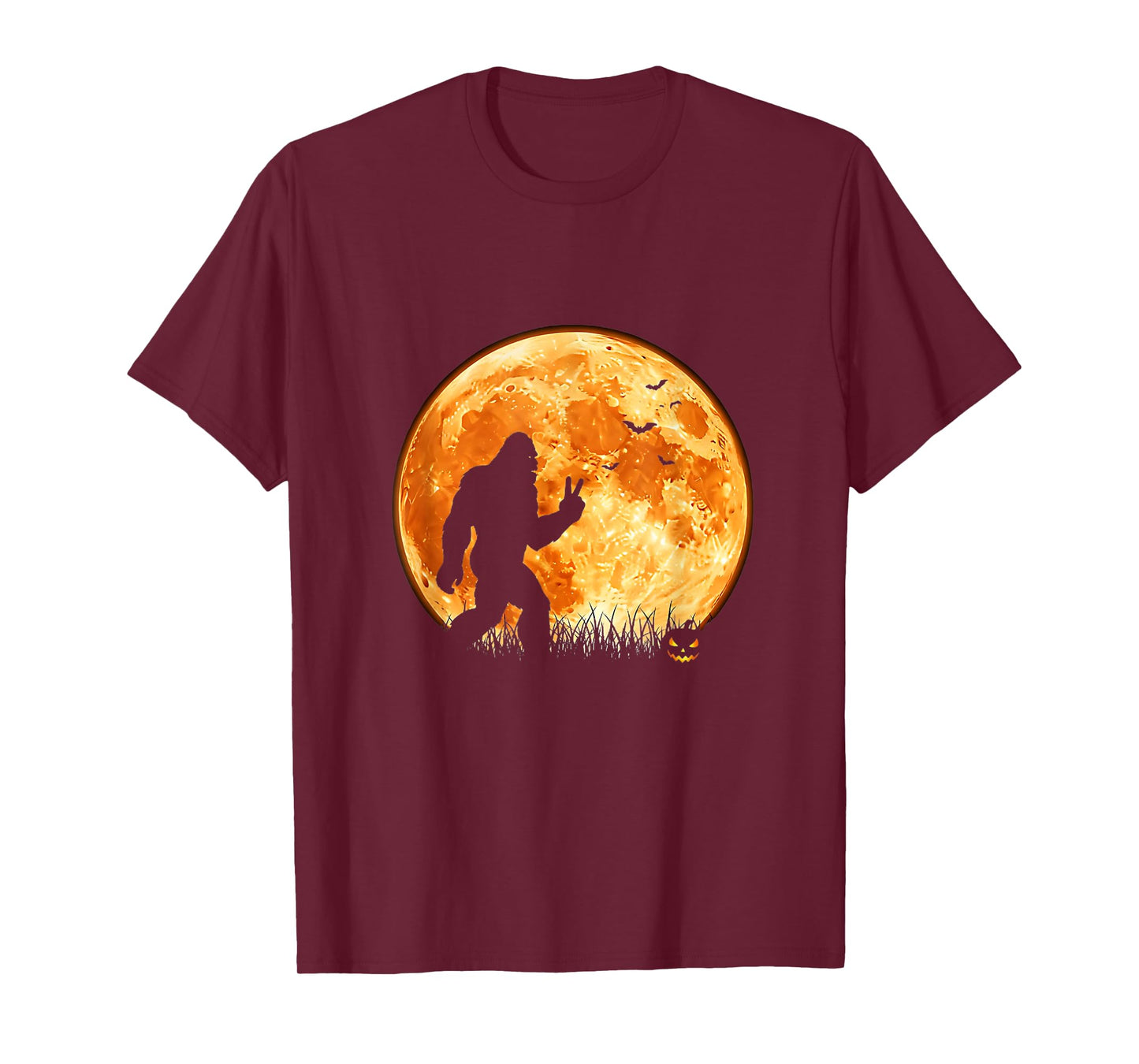 Funny Halloween Rocking Sasquatch Bigfoot Halloween T-Shirt