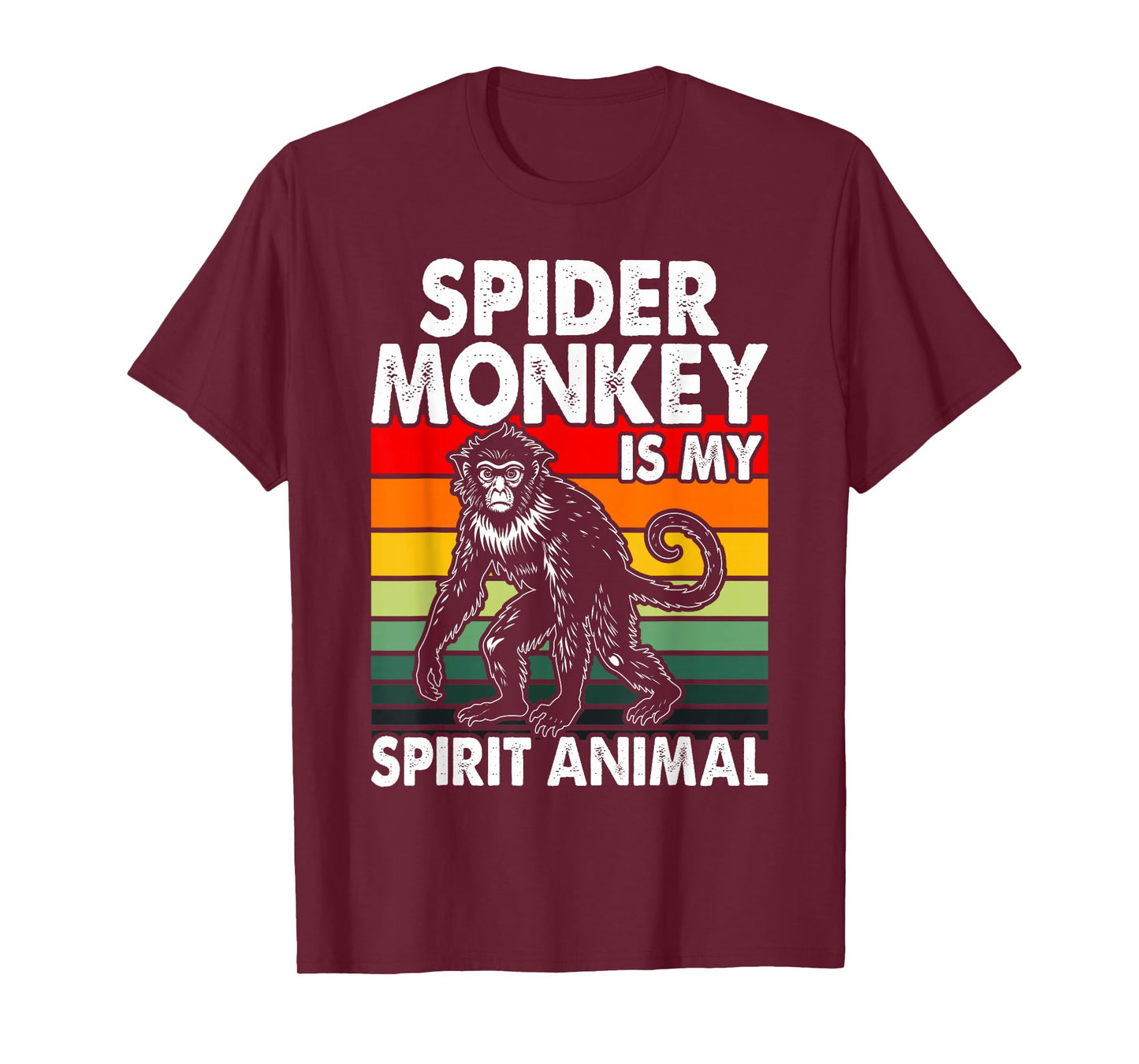 Spider Monkey Retro Vintage T-Shirt
