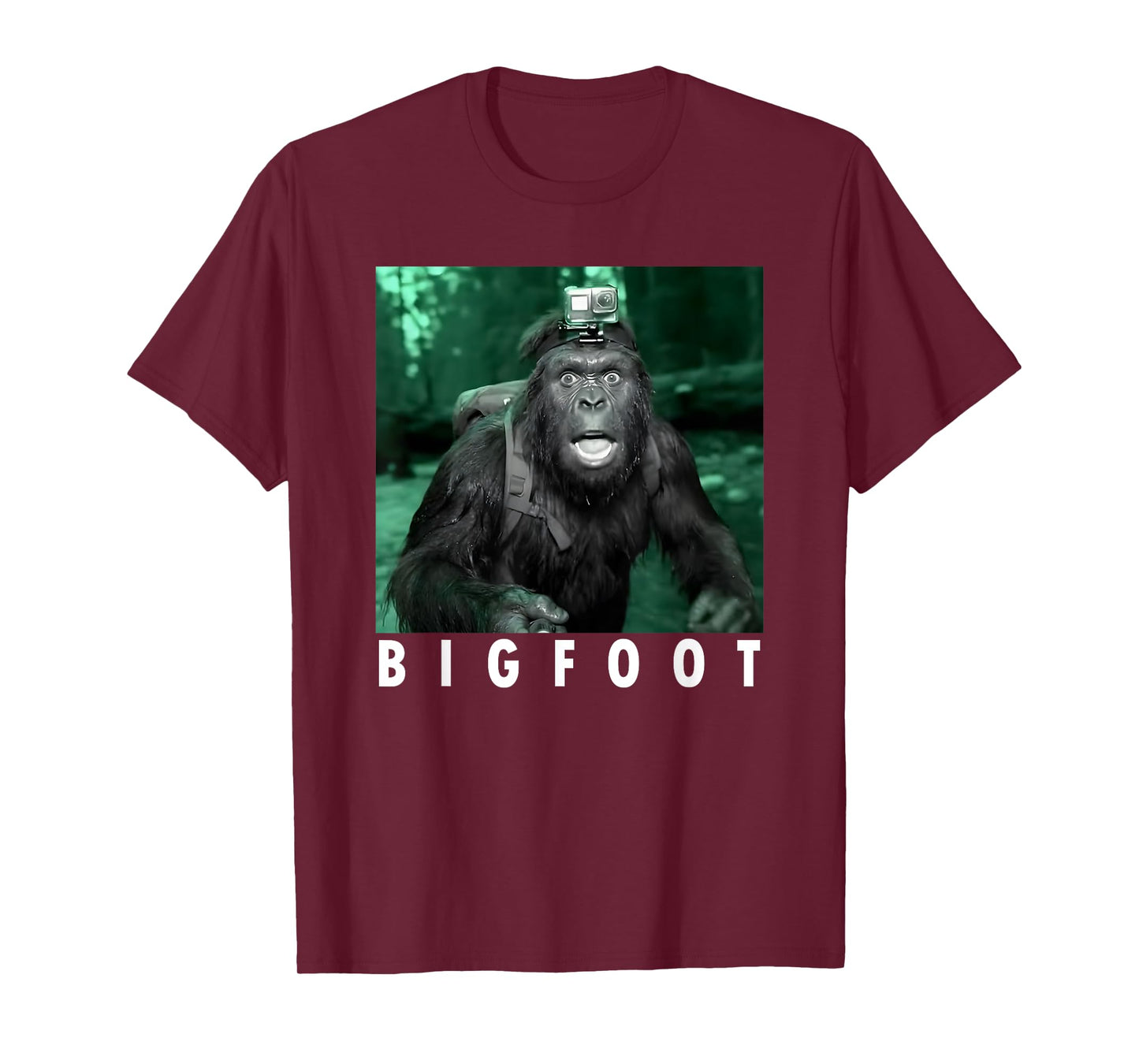 Bigfoot Funny Sasquatch Bigfoot Vlogs for Hikers T-Shirt