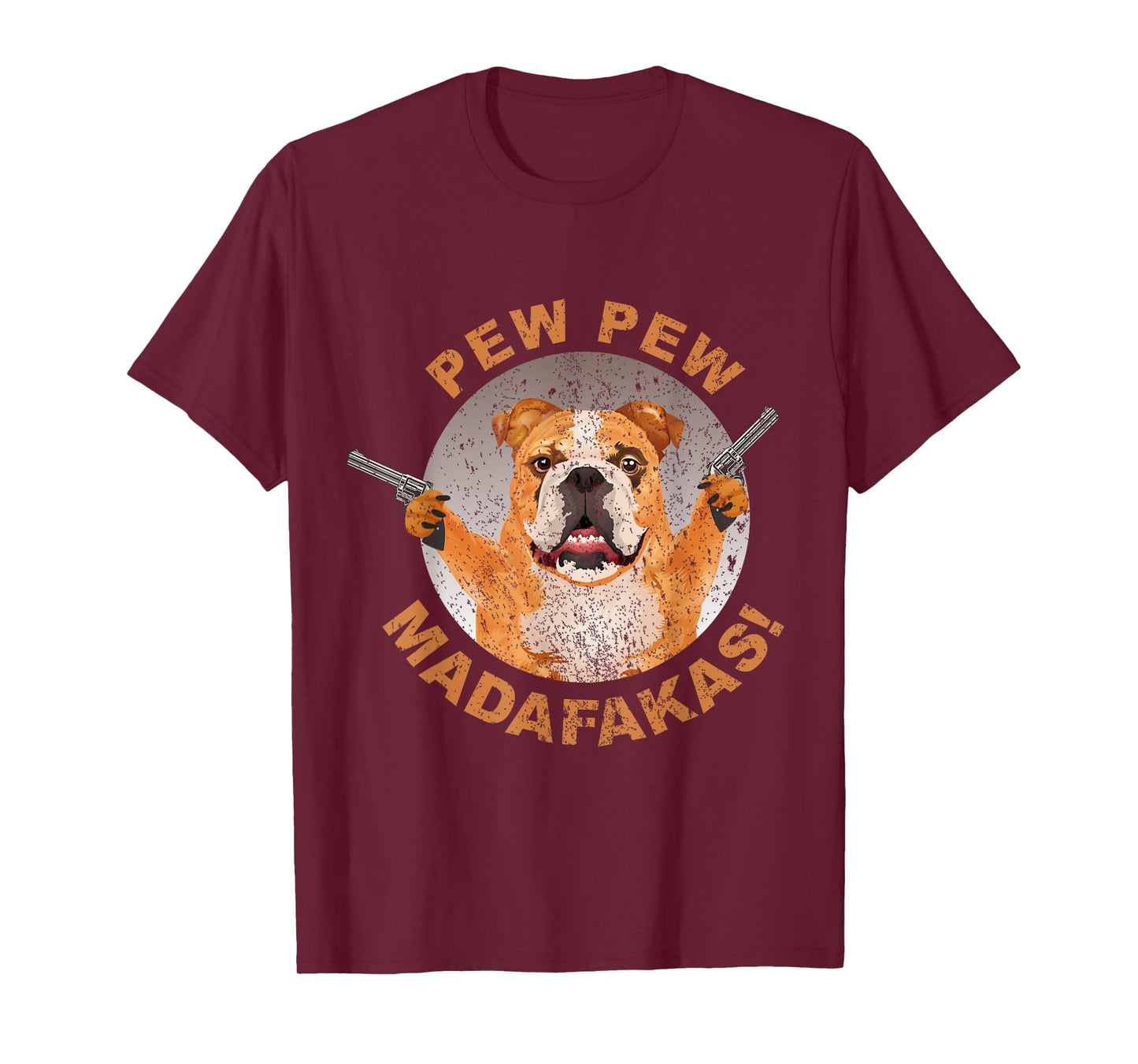 Pew Pew Madafakas Crazy French Bulldog Funny Gamer Gift T-Shirt for Men Women