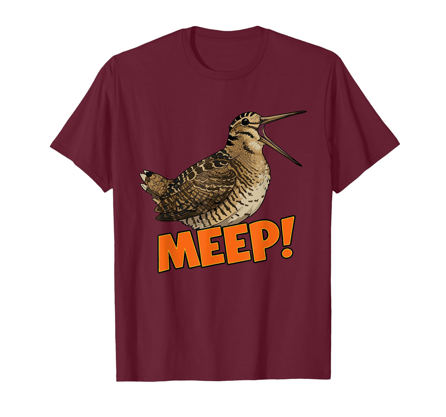 Meep Bird Meme Bird Saying Meep Bird American Woodcocks Bird T-Shirt
