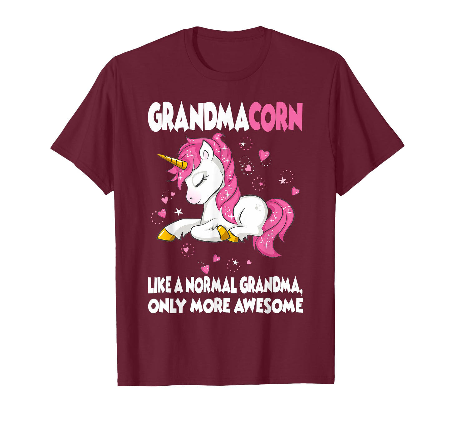 Grandmacorn TShirt Cute Unicorn Lover Mother Day Grandma T-Shirt