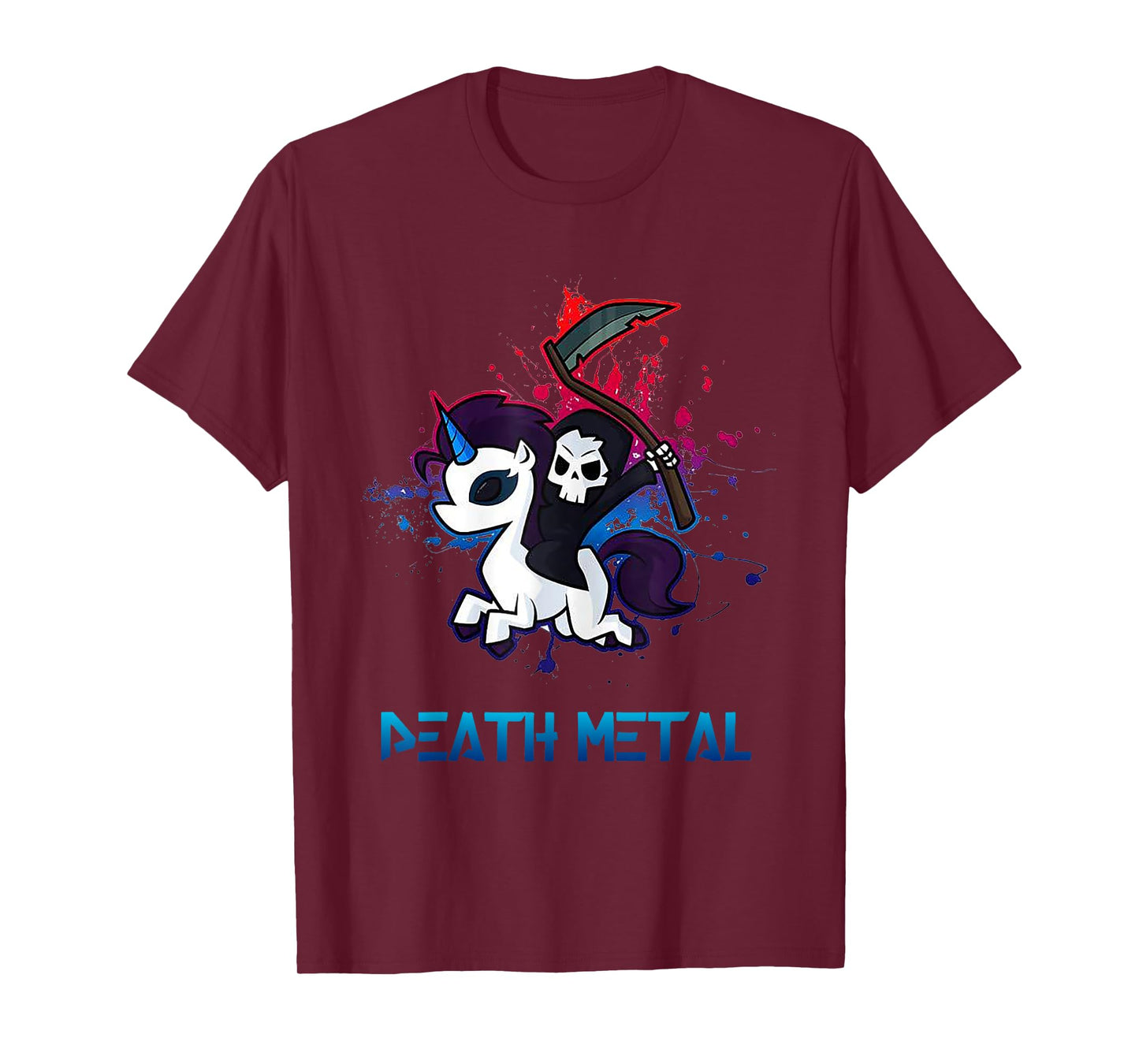 Death Metal Death Riding Unicorn T-Shirt