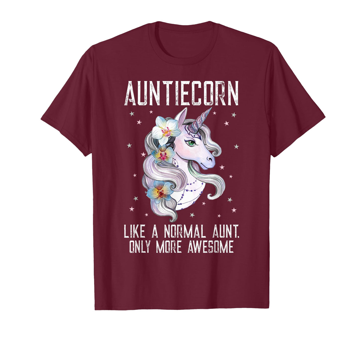 Auntiecorn TShirt Cute Unicorn Lover Mother Day Aunt T-Shirt