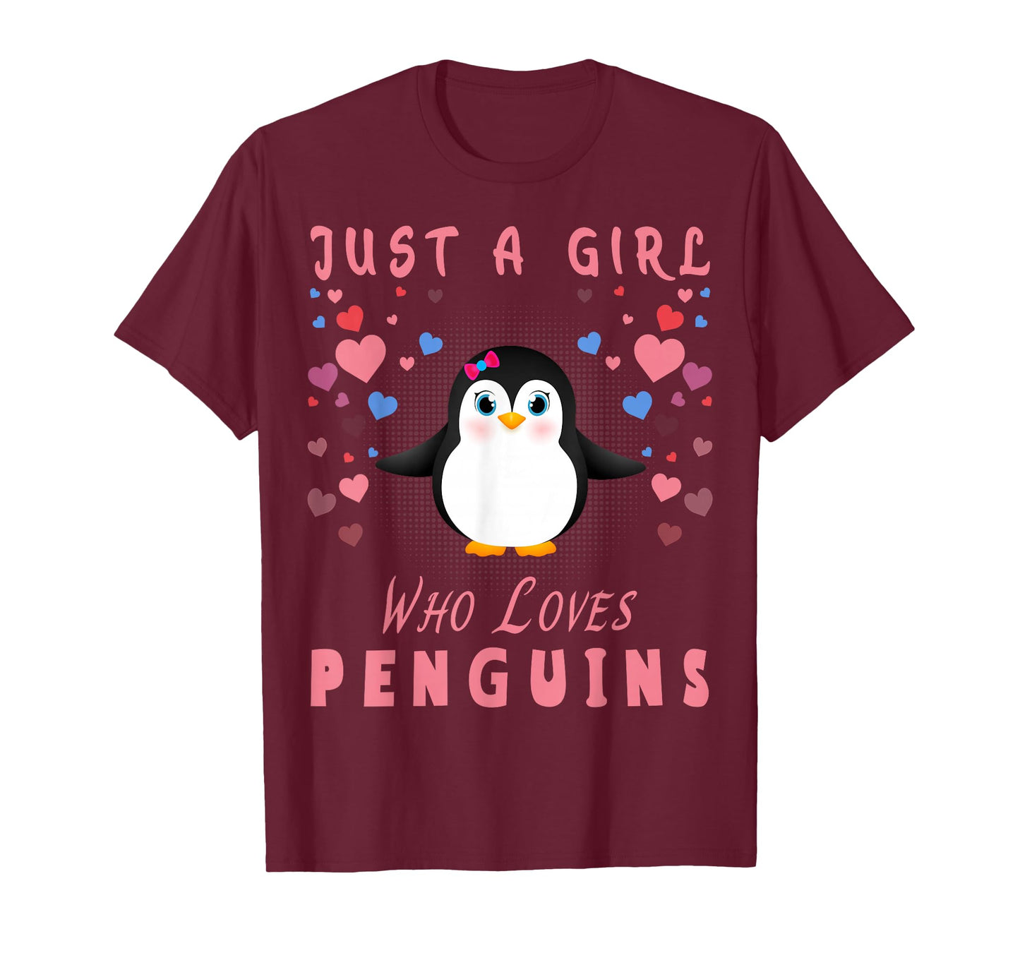 Just a Girl Who Loves Penguins T-Shirt