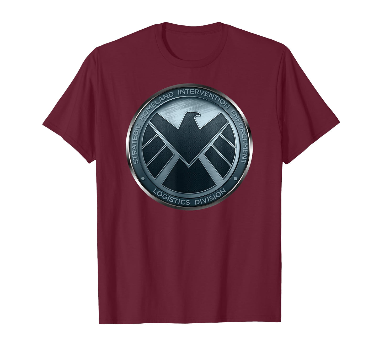 Marvel Agents of S.H.I.E.L.D. Eagle Shimmer Badge T-Shirt T-Shirt