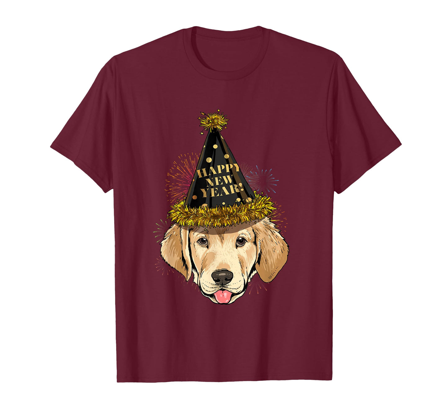 Labrador Retriever Happy New Year 2021 Dog T-Shirt