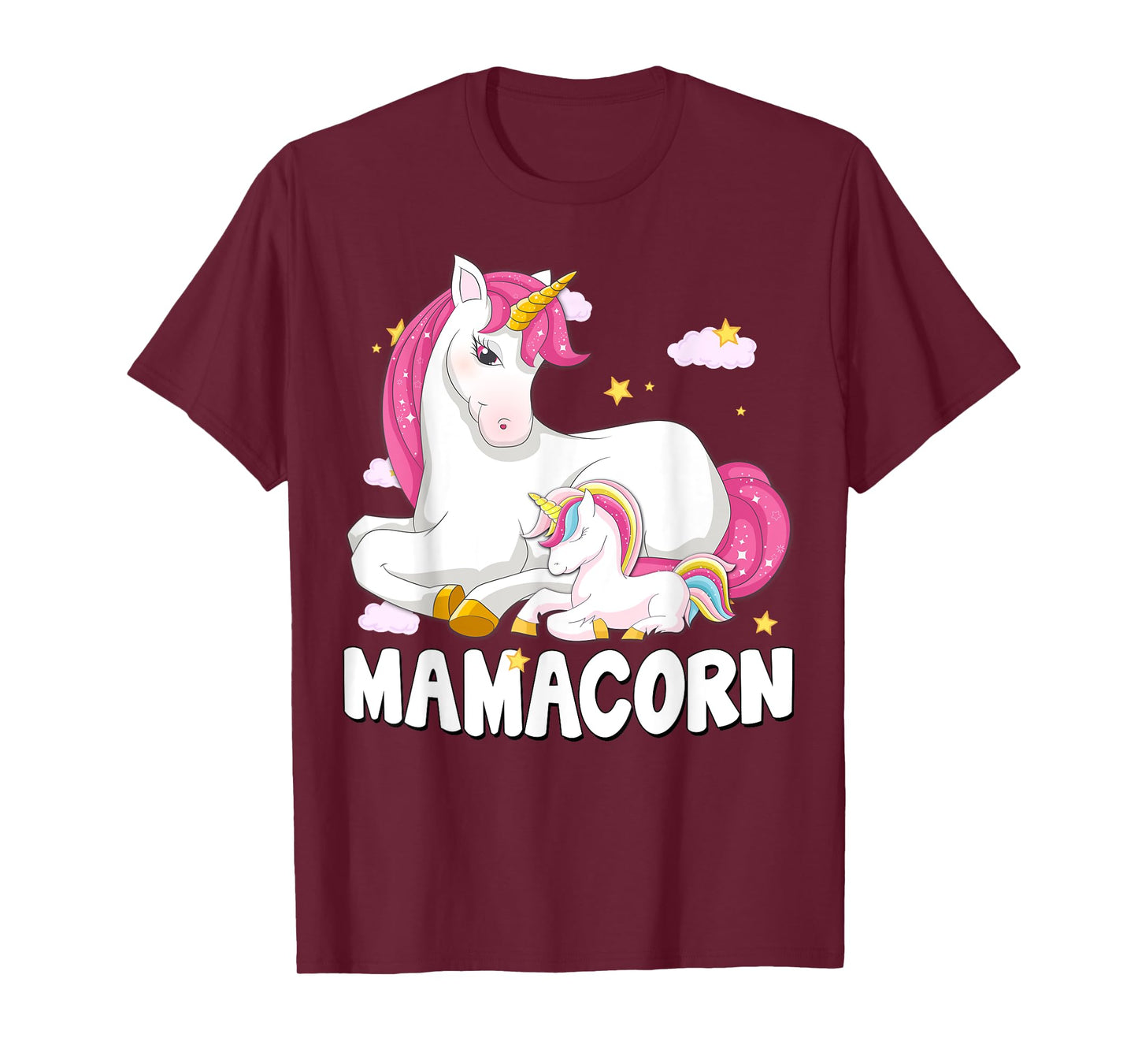 Mamacorn Shirt Unicorn New Mom Baby Mommy Mother Gift T-Shirt