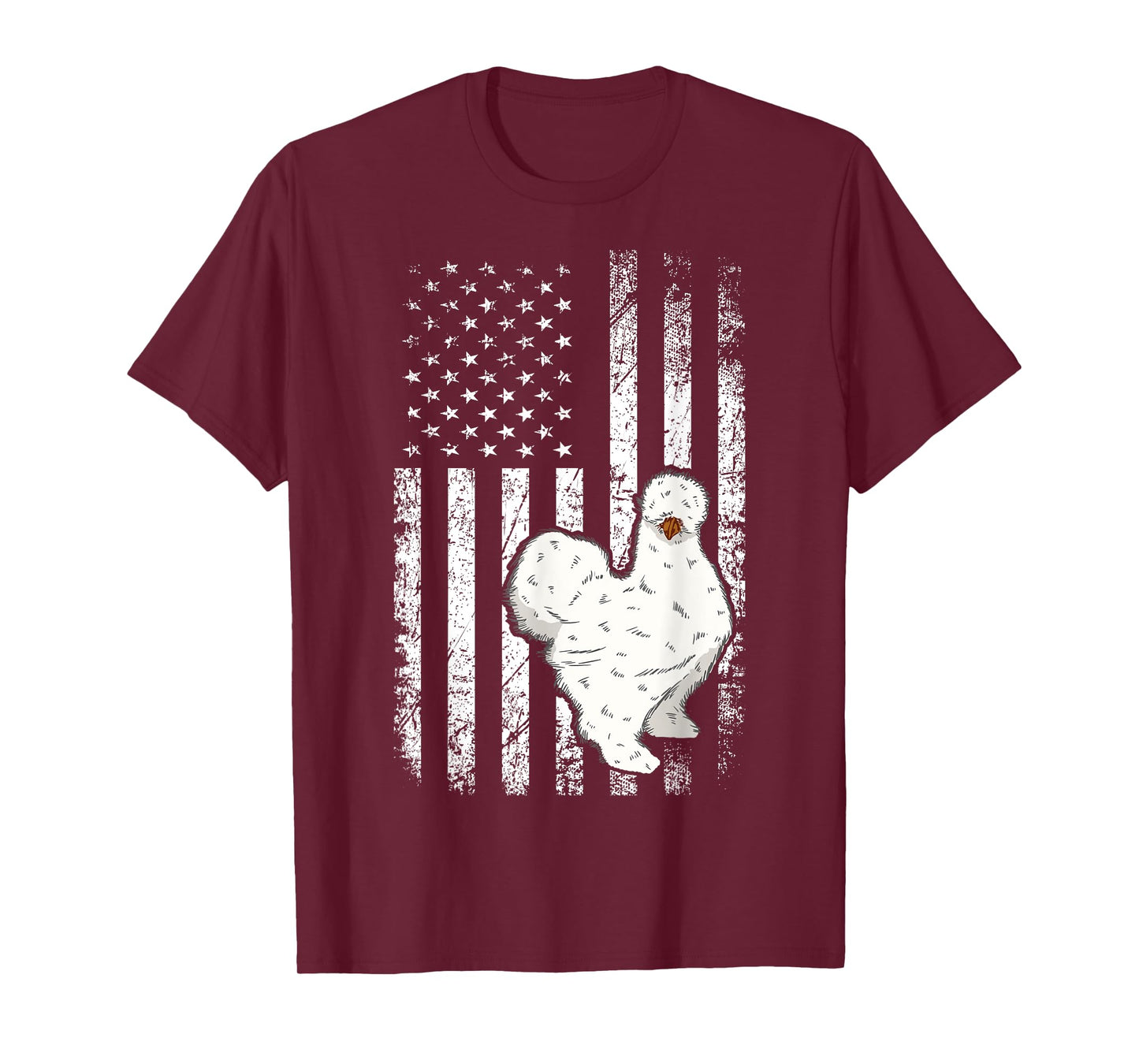 Silkie Chicken Pet Farmer Poulet Chinese Silk Chicken Farm T-Shirt