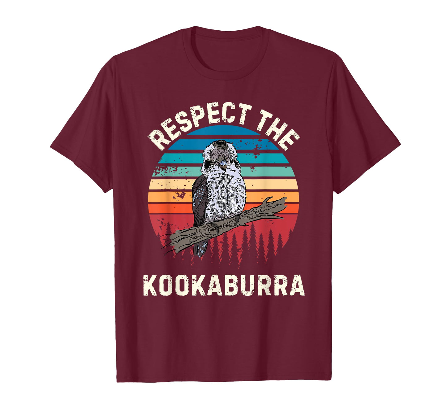 Retro Respect The Kookaburra Bird Vintage Kookaburra Lover T-Shirt