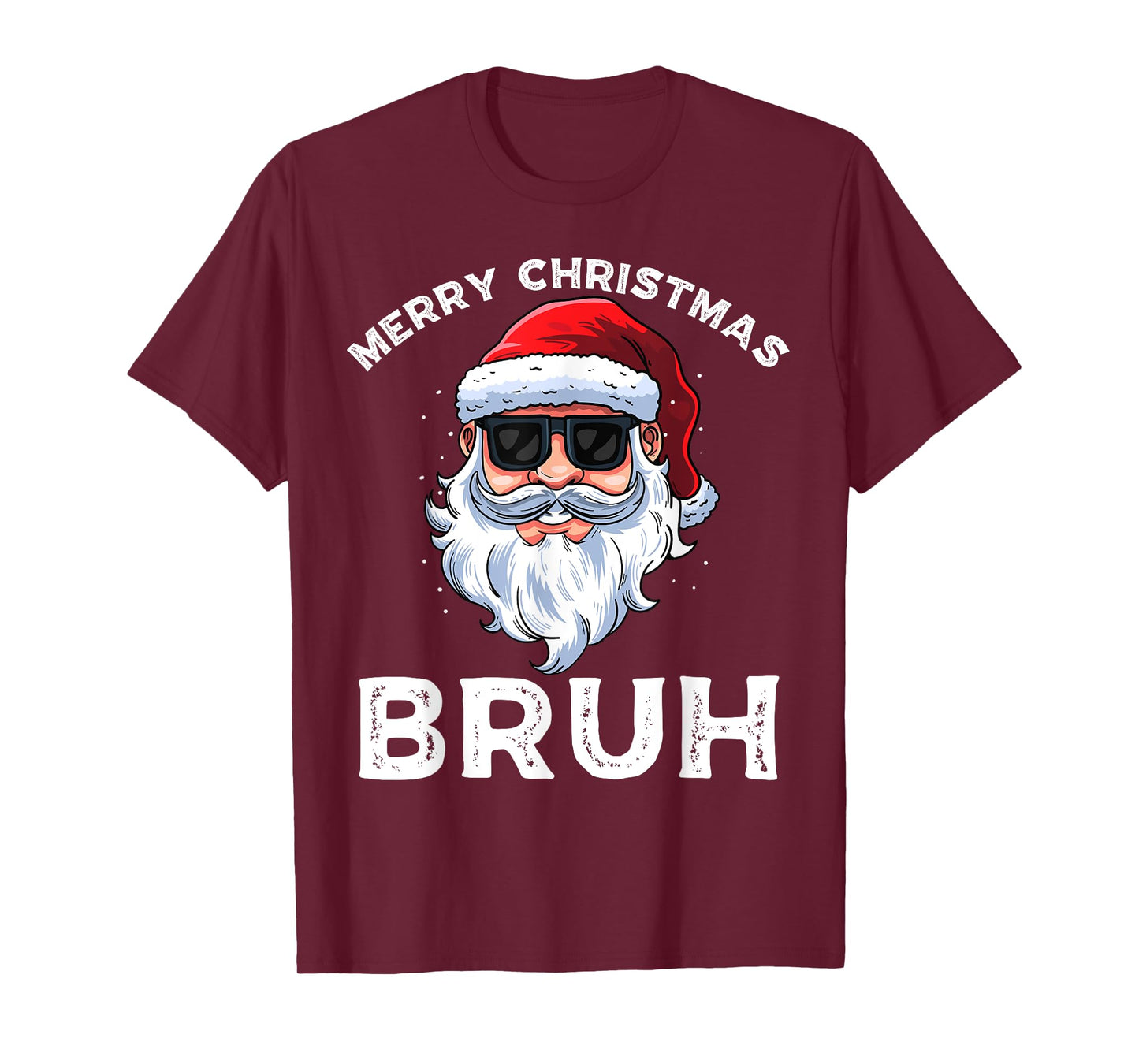 Merry Christmas Bruh Meme Funny Saying for Brother Boys Men T-Shirt