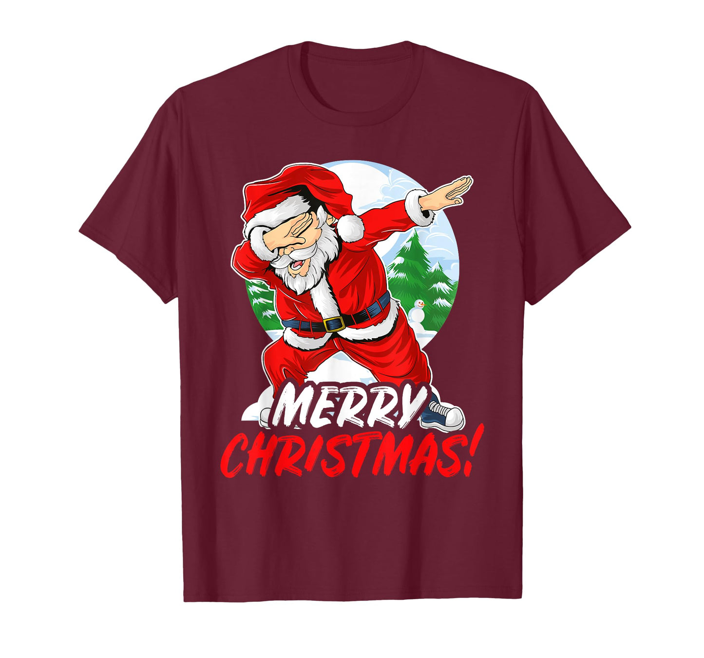 Unicorn Santa Claus Dab Christmas T-Shirt