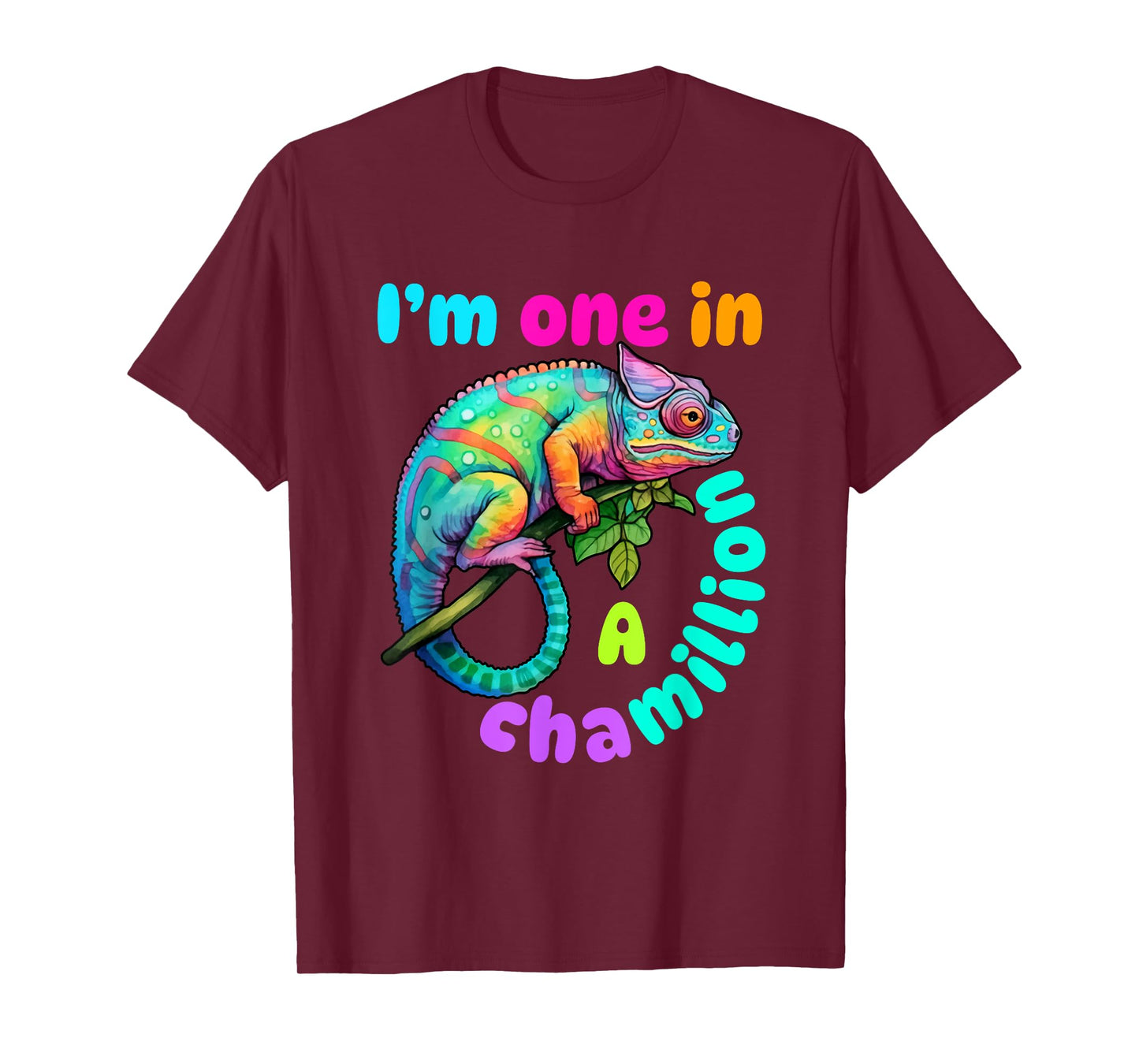 Chameleon Cute Lizard Saying Pun Kids Boys Toddlers T-Shirt