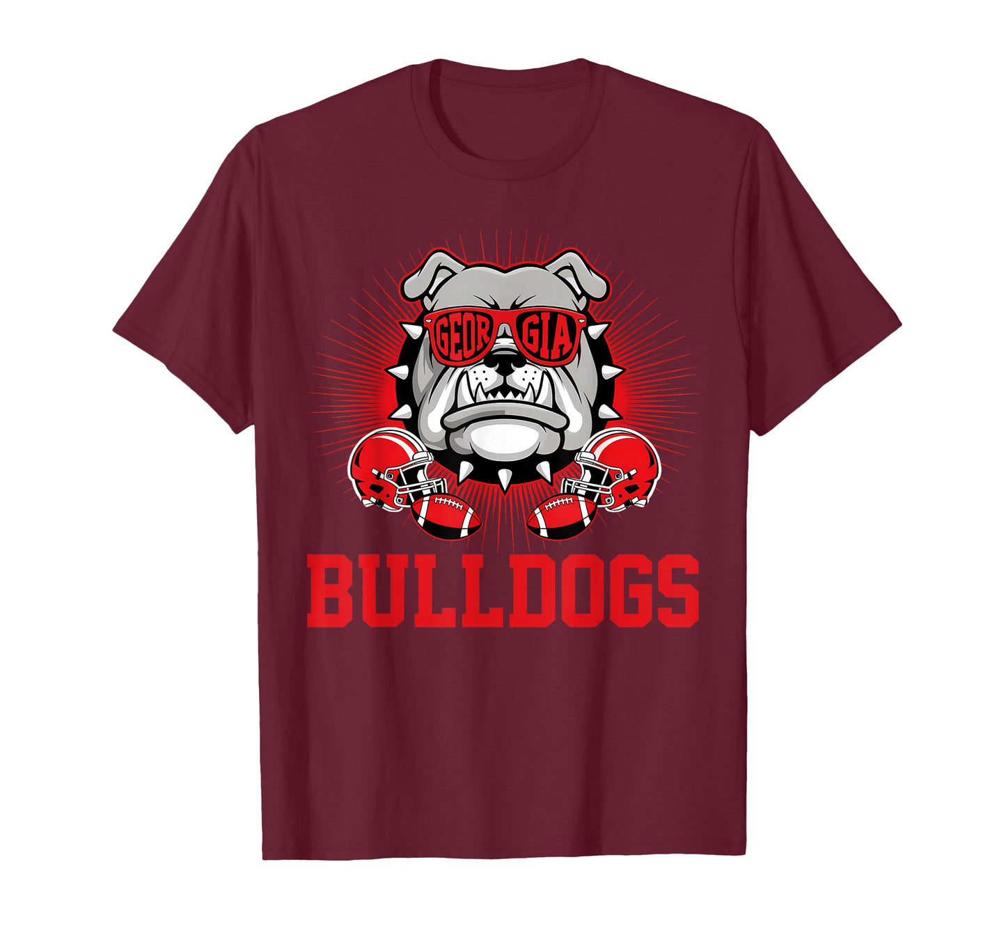 Retro Bulldogs Tees Cute Bulldogs Gifts Men Women Boy Kids T-Shirt